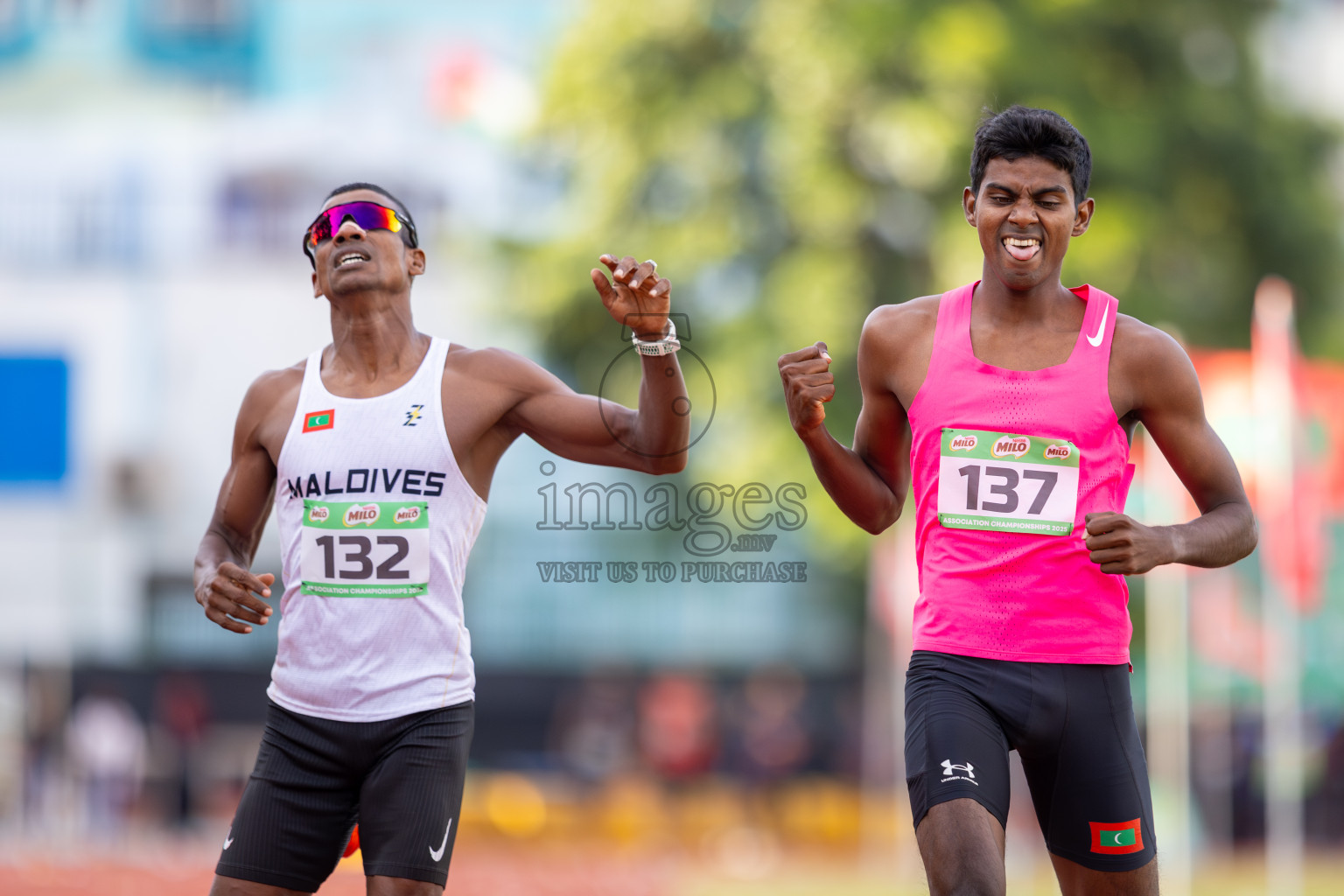 Day 3 of 12th Milo Association Championships was held in Ekuveni Track at Male', Maldives on Saturday, 26th April 2025. Photos: Ismail Thoriq / images.mv