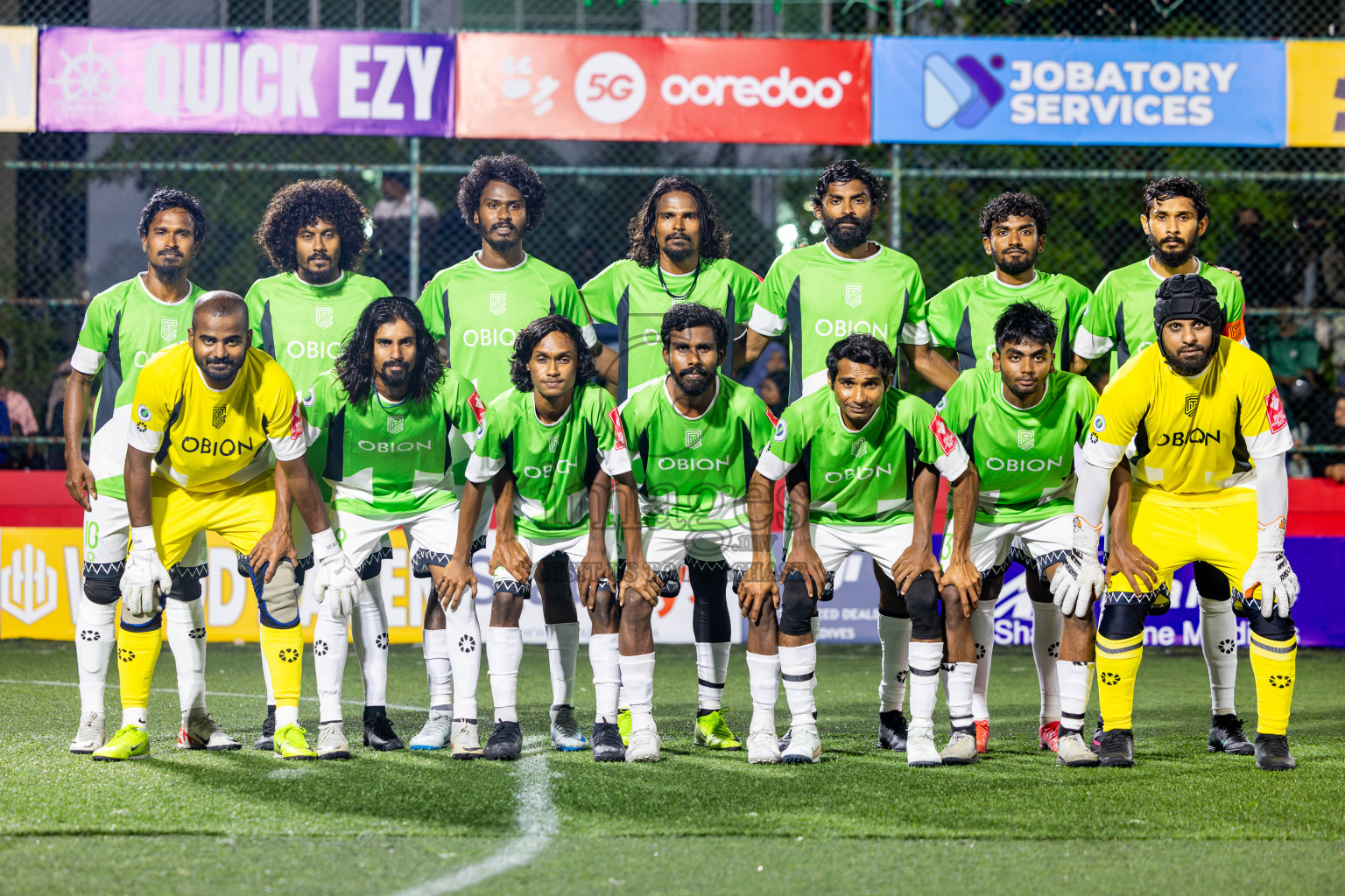 HDh Naivaadhoo vs HDh Makunudhoo in Atoll Round Semi-Final on Day 23 of Golden Futsal Challenge 2025 was held on Monday , 27th January 2025, in Hulhumale', Maldives. Photos: Nausham Waheed / images.mv