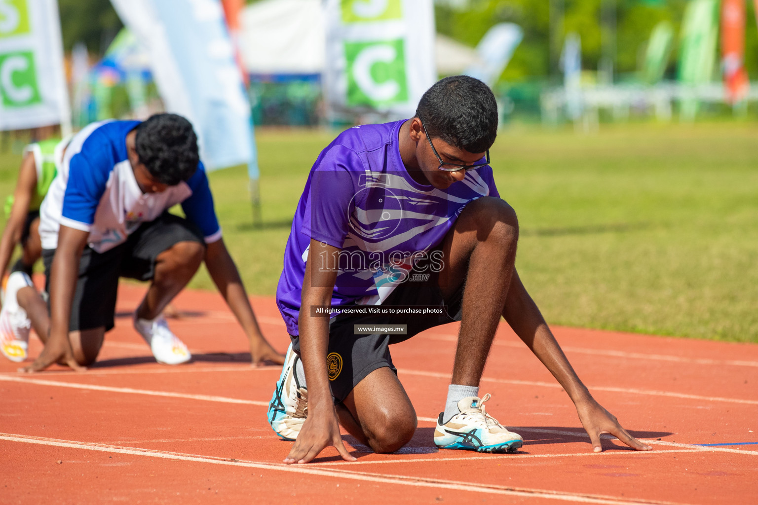 Day three of Inter School Athletics Championship 2023 was held at Hulhumale' Running Track at Hulhumale', Maldives on Tuesday, 16th May 2023. Photos: Nausham Waheed / images.mv