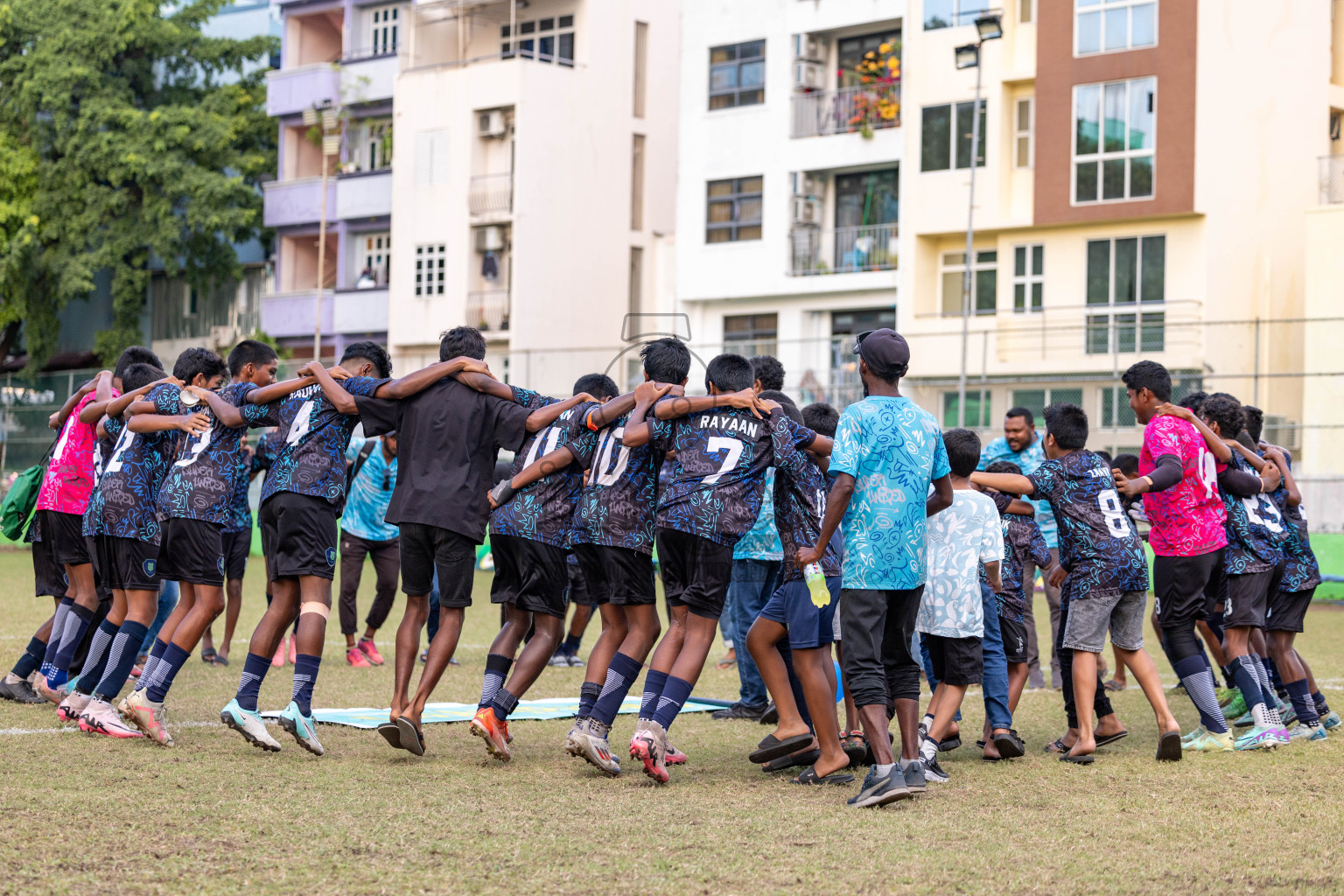 Day 4 of MILO Academy Championship 2024 (U-14) was held in Henveyru Stadium, Male', Maldives on Sunday, 3rd November 2024. Photos: Hassan Simah / Images.mv