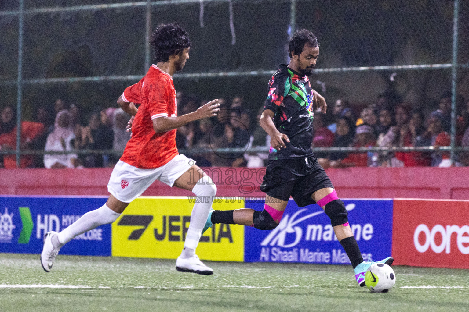 HA. Utheemu vs HA. Thuraakunu in Day 1 of Golden Futsal Challenge 2024 was held on Monday, 15th January 2024, in Hulhumale', Maldives Photos: Nausham Waheed  / images.mv