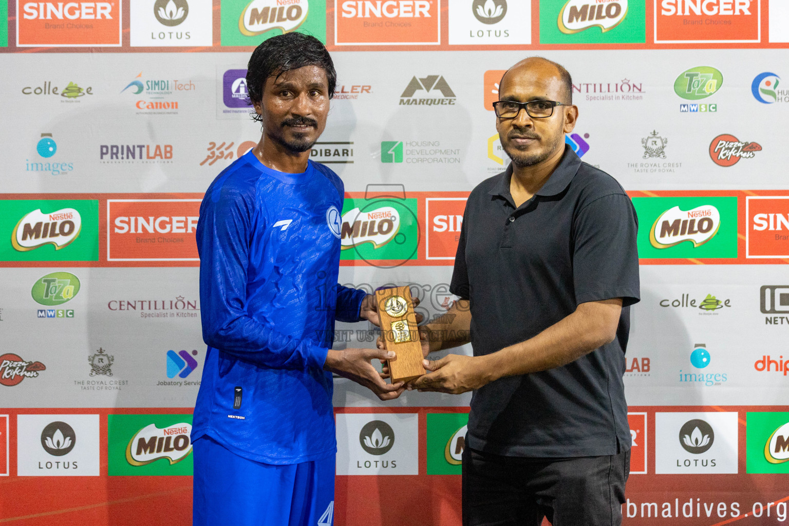 Team Allied vs Club HDC in Club Maldives Cup 2024 held in Rehendi Futsal Ground, Hulhumale', Maldives on Friday, 27th September 2024. 
Photos: Hassan Simah / images.mv