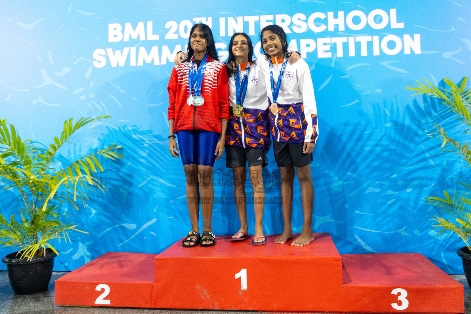 Day 4 of 20th Inter-school Swimming Competition 2024 held in Hulhumale', Maldives on Tuesday, 15th October 2024. Photos: Ismail Thoriq / images.mv