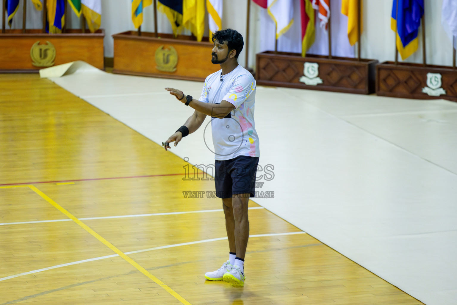 Day 13 of 25th Inter-School Netball Tournament was held in Social Center at Male', Maldives on Saturday, 24th August 2024. Photos: Mohamed Mahfooz Moosa / images.mv