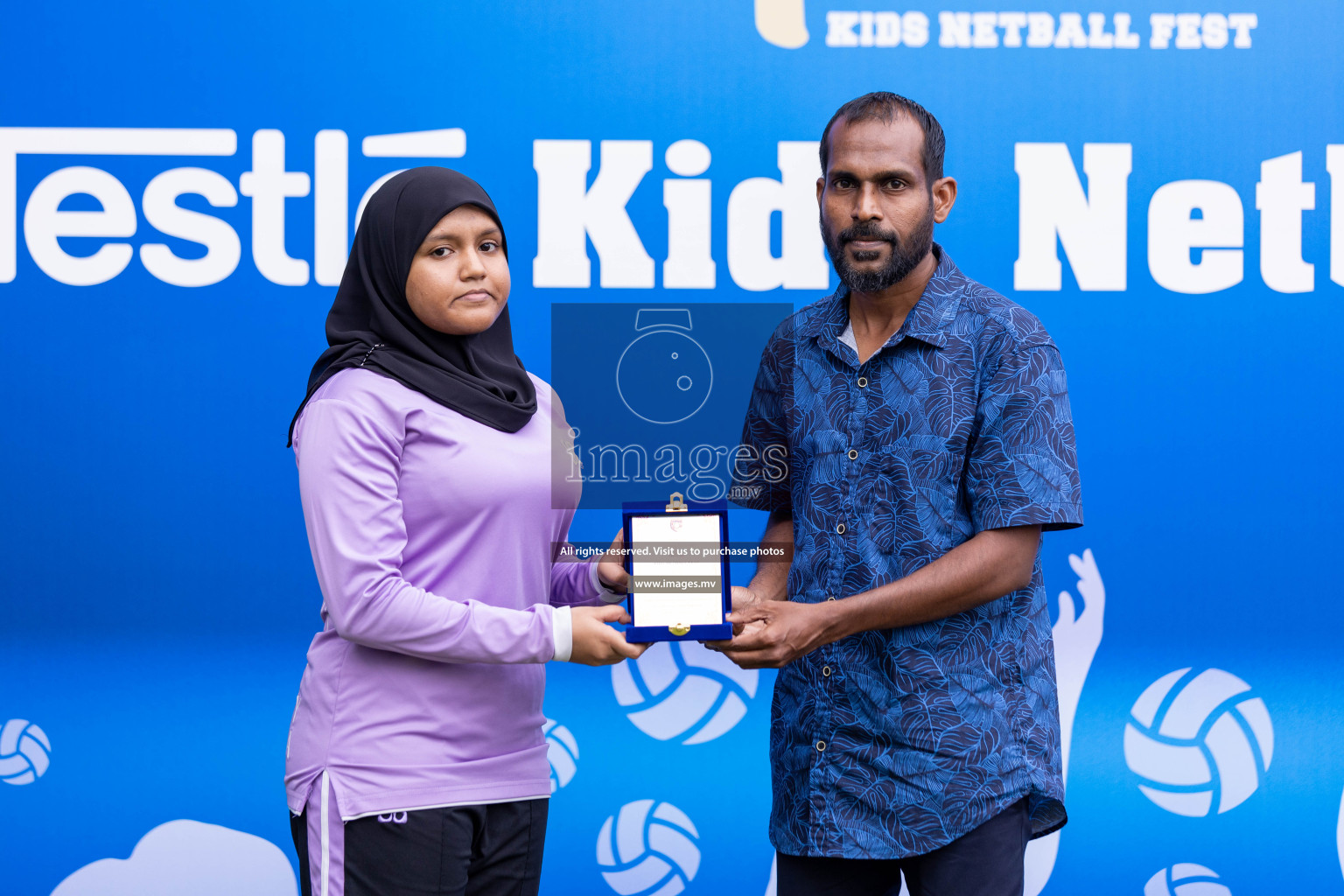 Day 2 of Nestle' Kids Netball Fiesta 2023 held in Henveyru Stadium, Male', Maldives on Thursday, 1st December 2023. Photos by Nausham Waheed / Images.mv