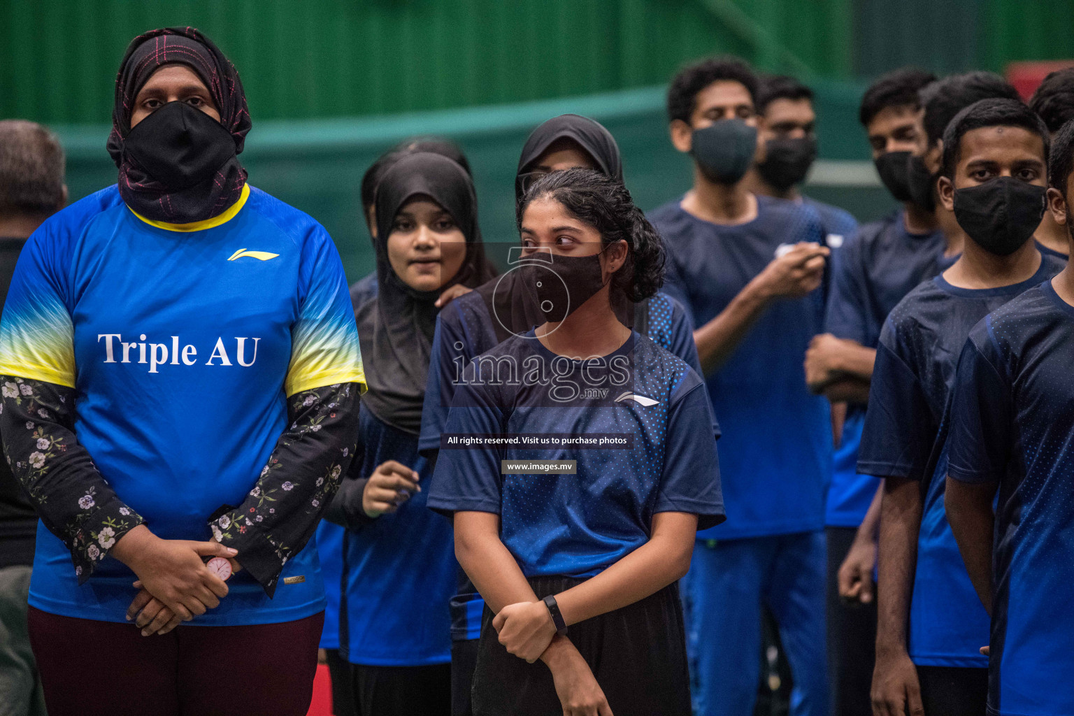 Final of Badminton association mixed group championship 2021 held in Male', Maldives Photos by Nausham Waheed