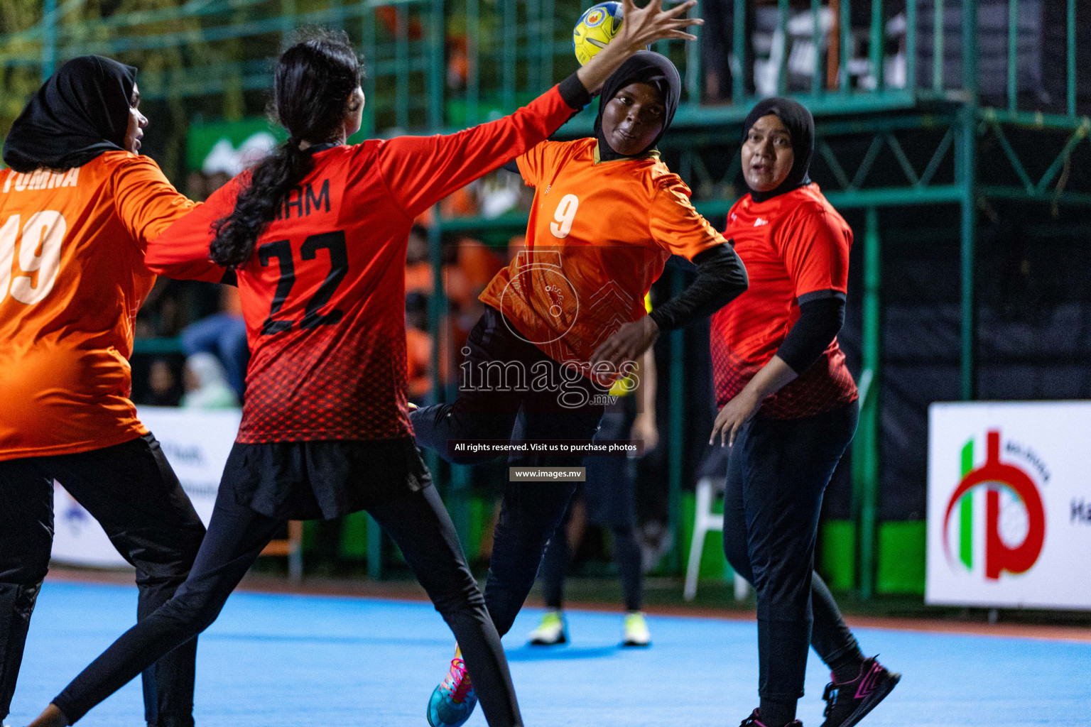 Day 2 of 7th Inter-Office/Company Handball Tournament 2023, held in Handball ground, Male', Maldives on Saturday, 17th September 2023 Photos: Nausham Waheed/ Images.mv