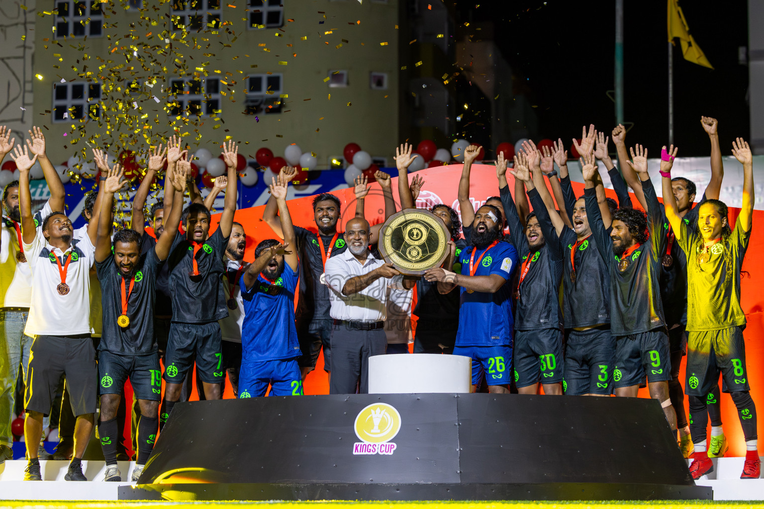 Road Recreation Club vs Club Combination SC Eydhafushi in Kings Cup Final of Club Maldives 2025 was held in Rehendhi Futsal Ground, Hulhumale', Maldives on Tuesday, 9th September 2025. Photos: Ismail Thoriq / images.mv