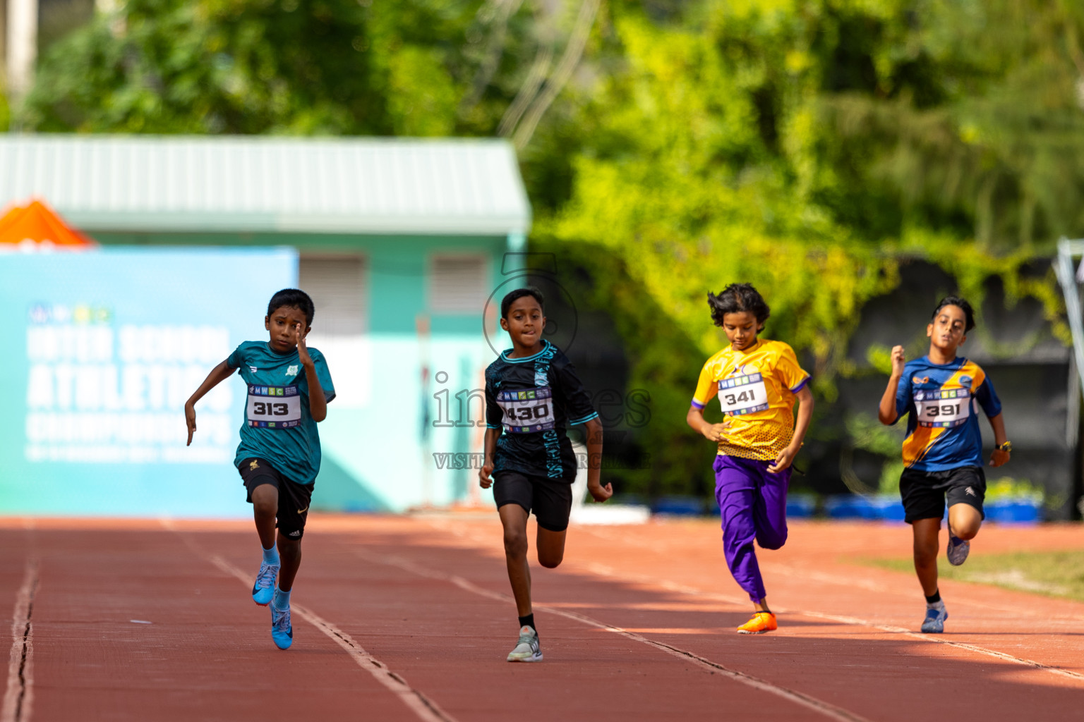 Day 2 of MWSC Interschool Athletics Championships 2024 held in Hulhumale Running Track, Hulhumale, Maldives on Sunday, 10th November 2024. Photos by: Ismail Thoriq / Images.mv