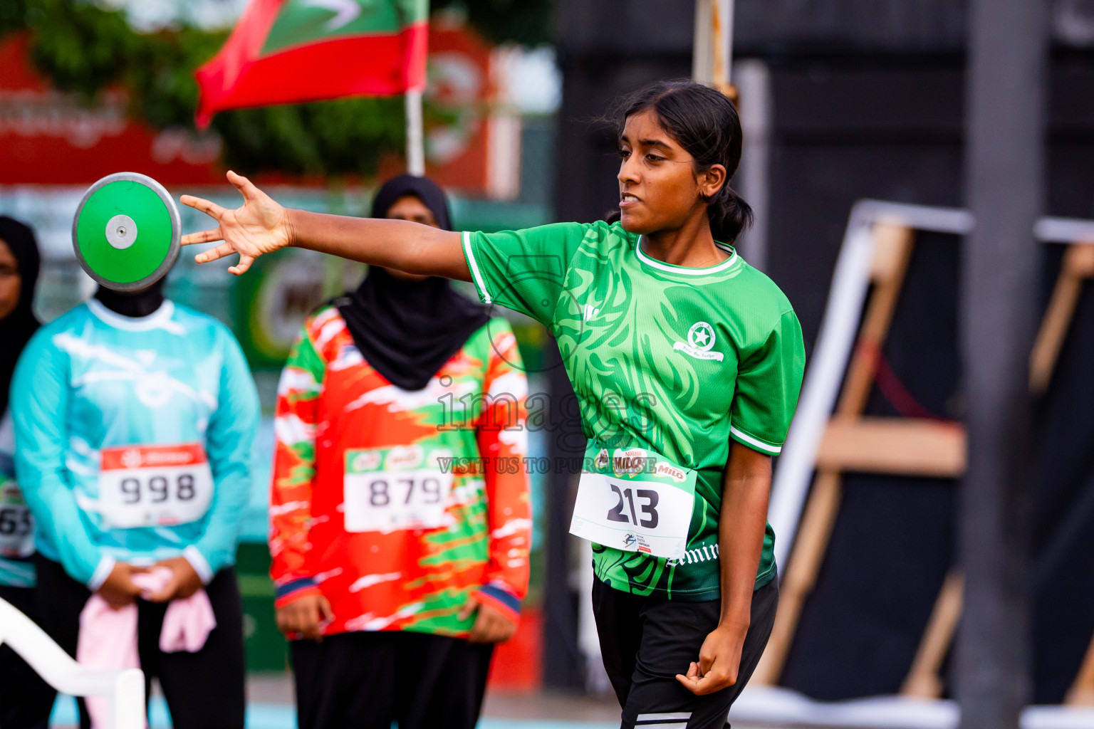 Day 6 of Inter-school Athletics Championship 2025 held in Ekuveni Synthetic Track, Male', Maldives on Sunday, 12th October 2025. Photos by: Nausham Waheed / Images.mv