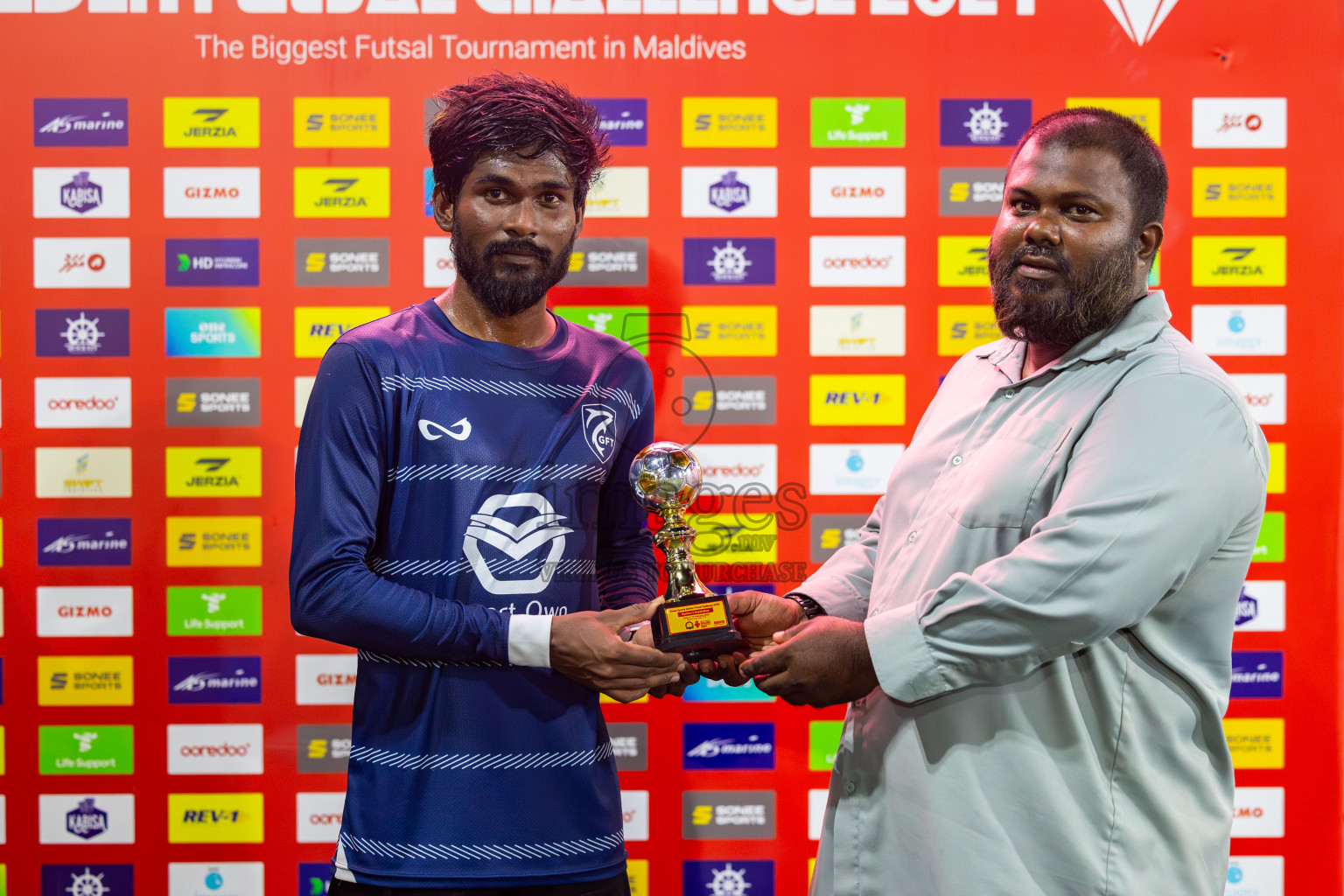 K Gaafaru vs K Kaashidhoo on Day 34 of Golden Futsal Challenge 2024 was held on Monday, 19th February 2024, in Hulhumale', Maldives
Photos: Ismail Thoriq / images.mv