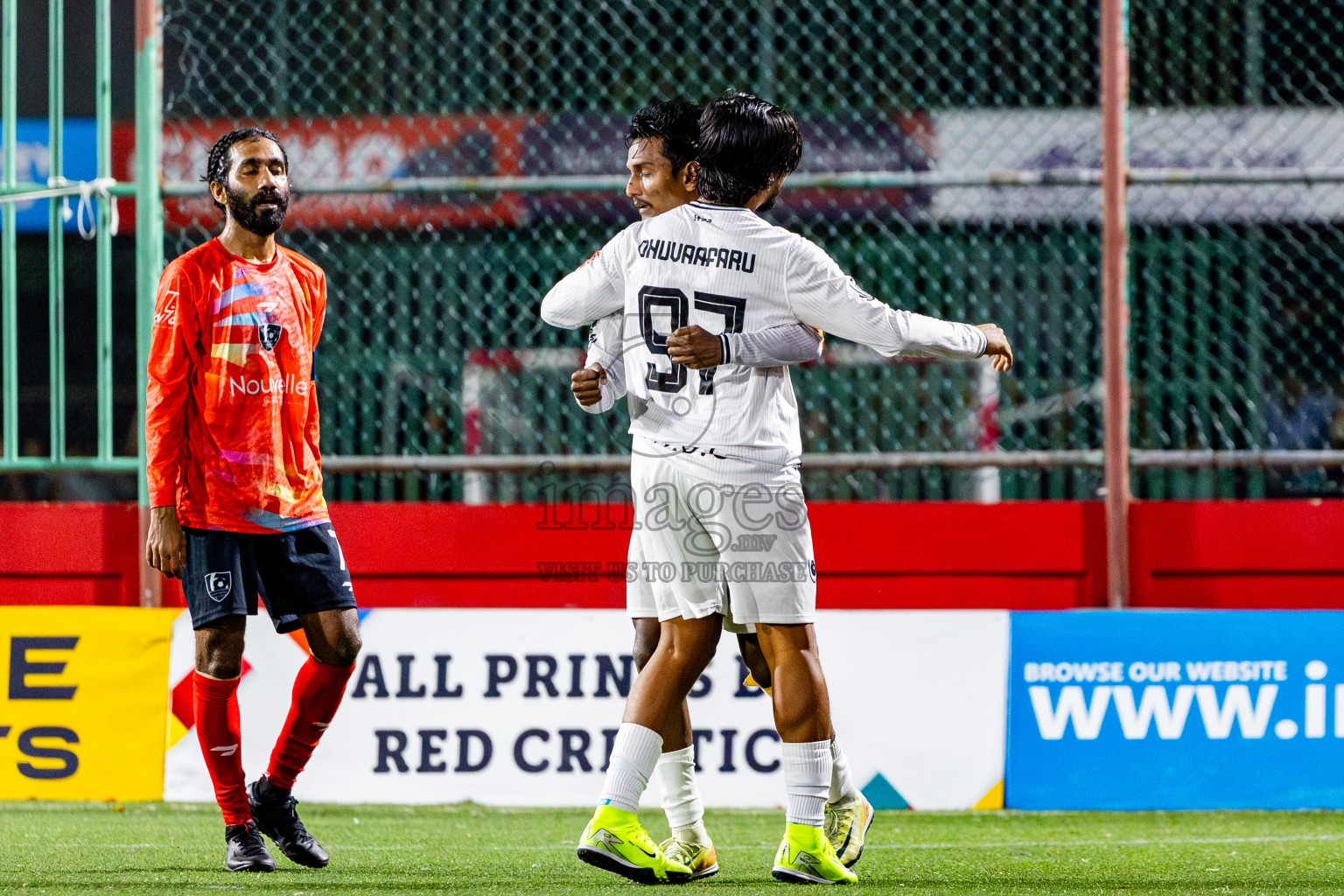 SH Kanditheemu vs R Dhuvaafaru in Zone round Day 27 of Golden Futsal Challenge 2025 was held on Friday , 31st January 2025, in Hulhumale', Maldives. Photos: Nausham Waheed / images.mv