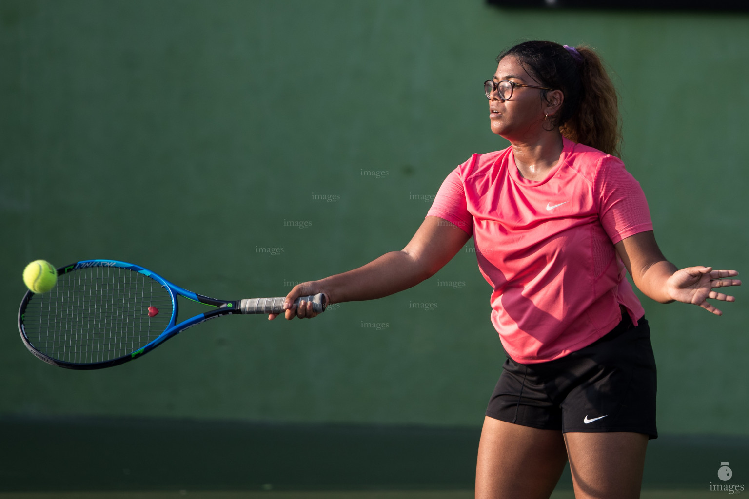 Marrybrown Tennis Championship 2019 - Day 3 in Male, Maldives, Sunday February 17th, 2019. (Images.mv Photo/Suadh Abdul Sattar)