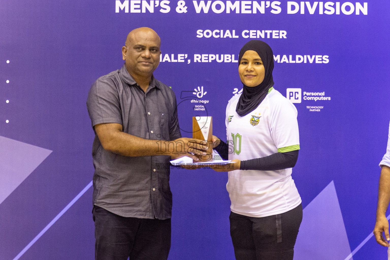 Final of Women's Division of Volleyball Association Cup 2023 held in Male', Maldives on Monday, 25th December 2023 at Social Center Indoor Hall Photos By: Nausham Waheed /images.mv