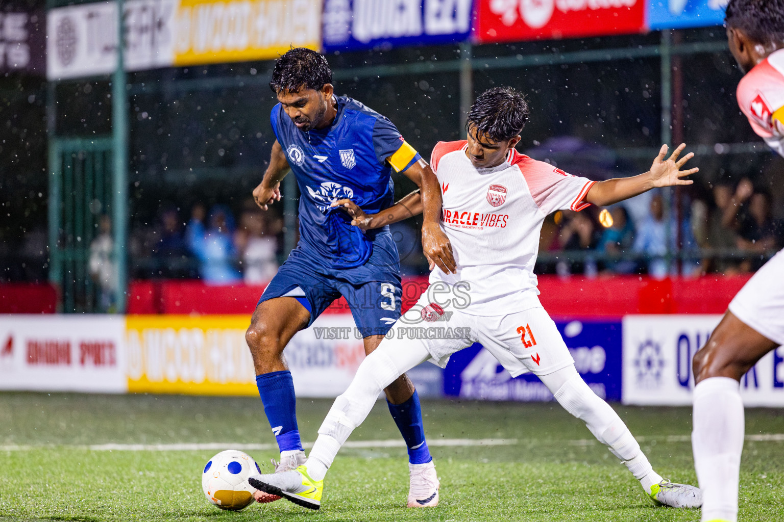 Sh Lhaimagu VS Sh Goidhoo in Day 6 of Golden Futsal Challenge 2025 on Friday, 6th January 2025, in Hulhumale', Maldives Photos: Nausham Waheed / images.mv