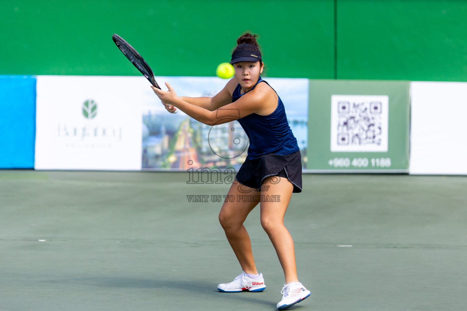 Day 2 of ATF Maldives Junior Open Tennis was held in Male' Tennis Court, Male', Maldives on Tuesday, 10th December 2024. Photos: Nausham Waheed / images.mv