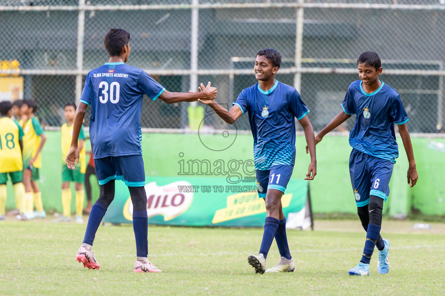 Day 2 of MILO Academy Championship 2024 held in Henveyru Stadium, Male', Maldives on Thursday, 1st November 2024. 
Photos:Hassan Simah / Images.mv