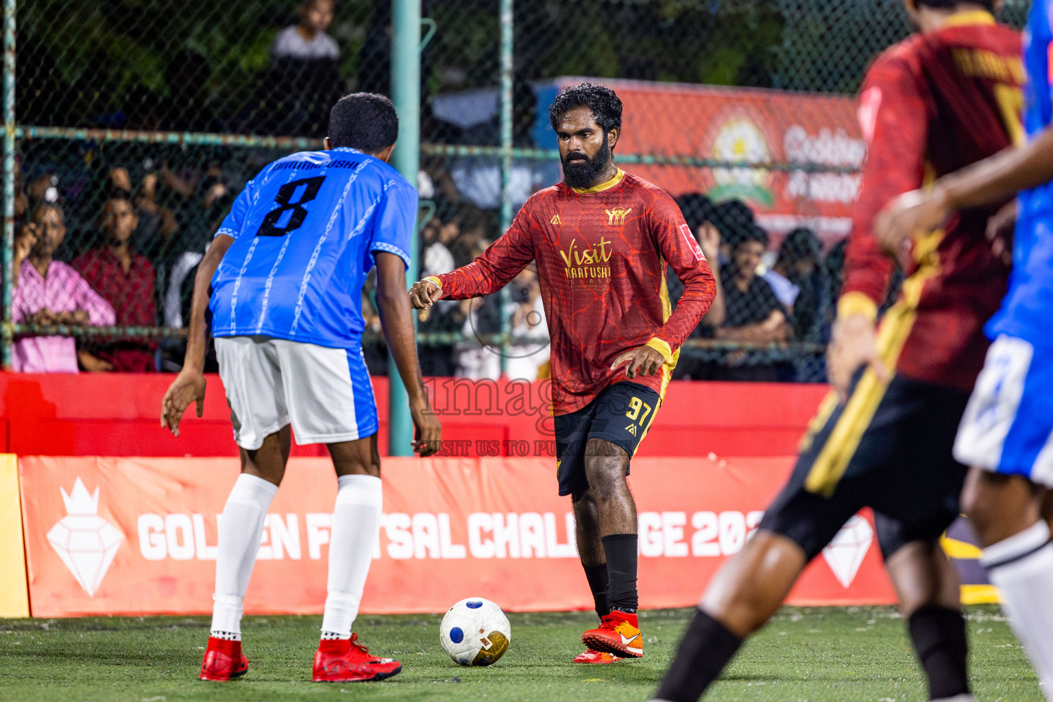 K Himmafushi vs K Maafushi on Day 18 of Golden Futsal Challenge 2025 was held on Thursday, 23rd January 2025, in Hulhumale', Maldives. Photos: Nausham Waheed / images.mv