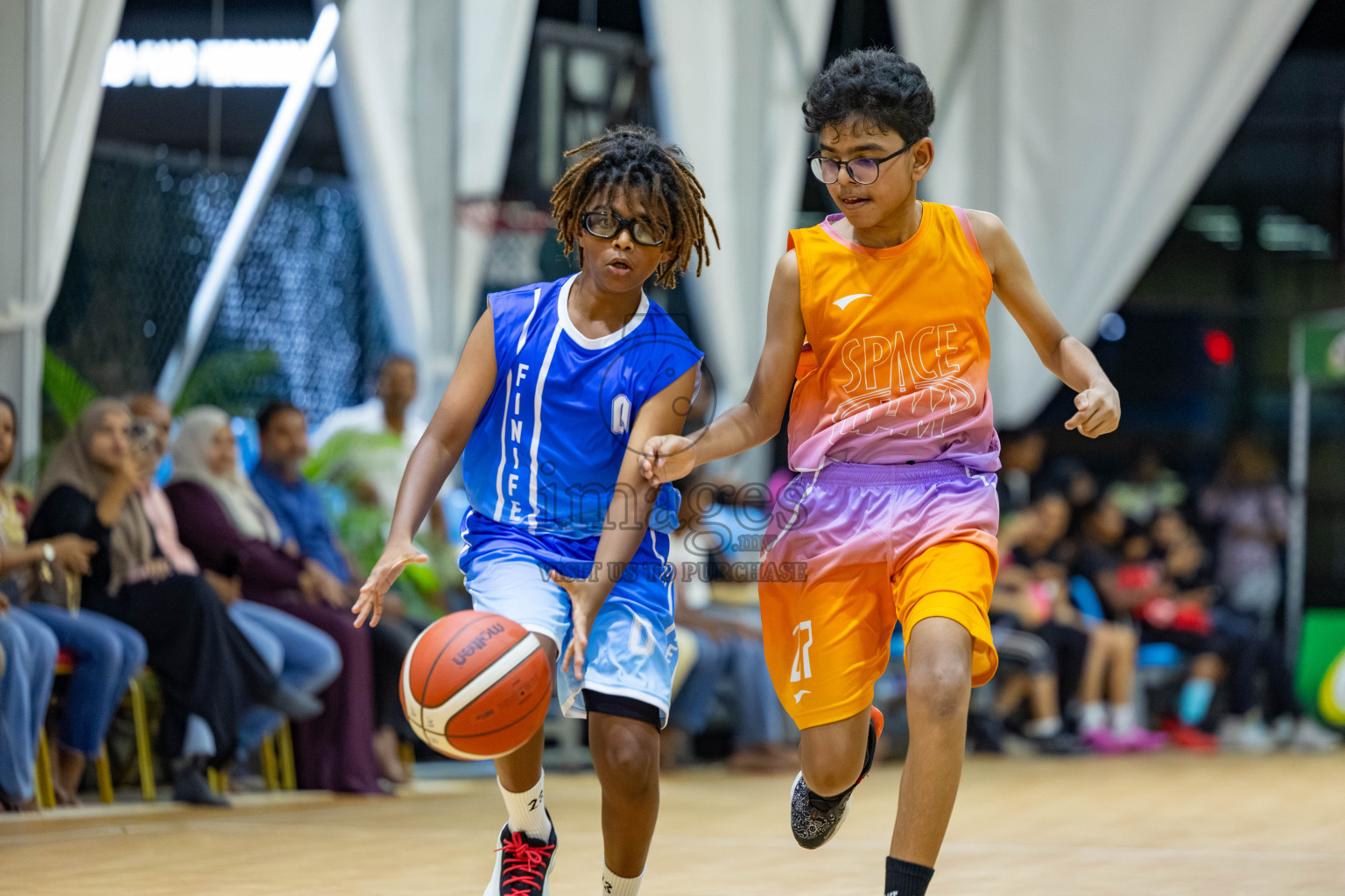 Milo 5 x 5 Junior Challenge 2025 - Basketball tournament held in Basketball Training Center, Male', Maldives on Thursday, 09th October 2025. 
Photo by: Hassan Simah / Images.mv