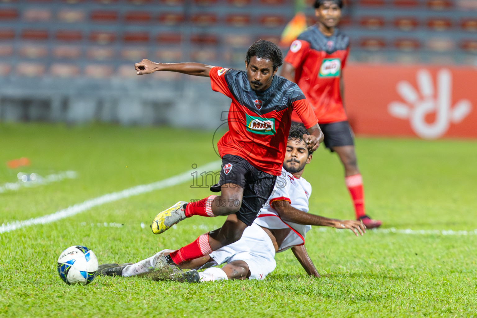 TC Sports Club vs Buru Sports Club in Under 19 Youth Championship 2024 was held at National Stadium in Male', Maldives on Wednesday, 12th June 2024. Photos: Mohamed Mahfooz Moosa / images.mv