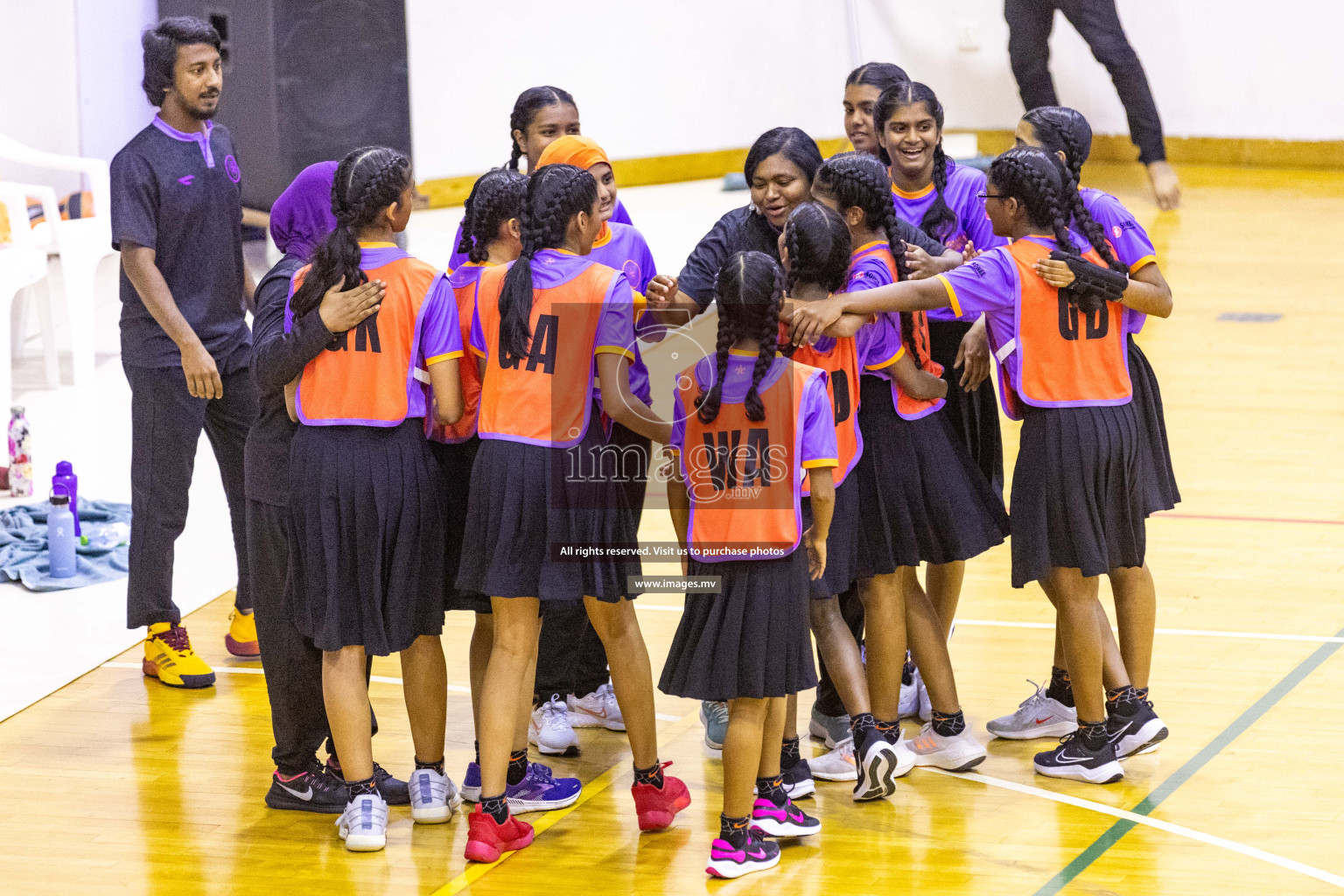 Day4 of 24th Interschool Netball Tournament 2023 was held in Social Center, Male', Maldives on 30th October 2023. Photos: Nausham Waheed / images.mv