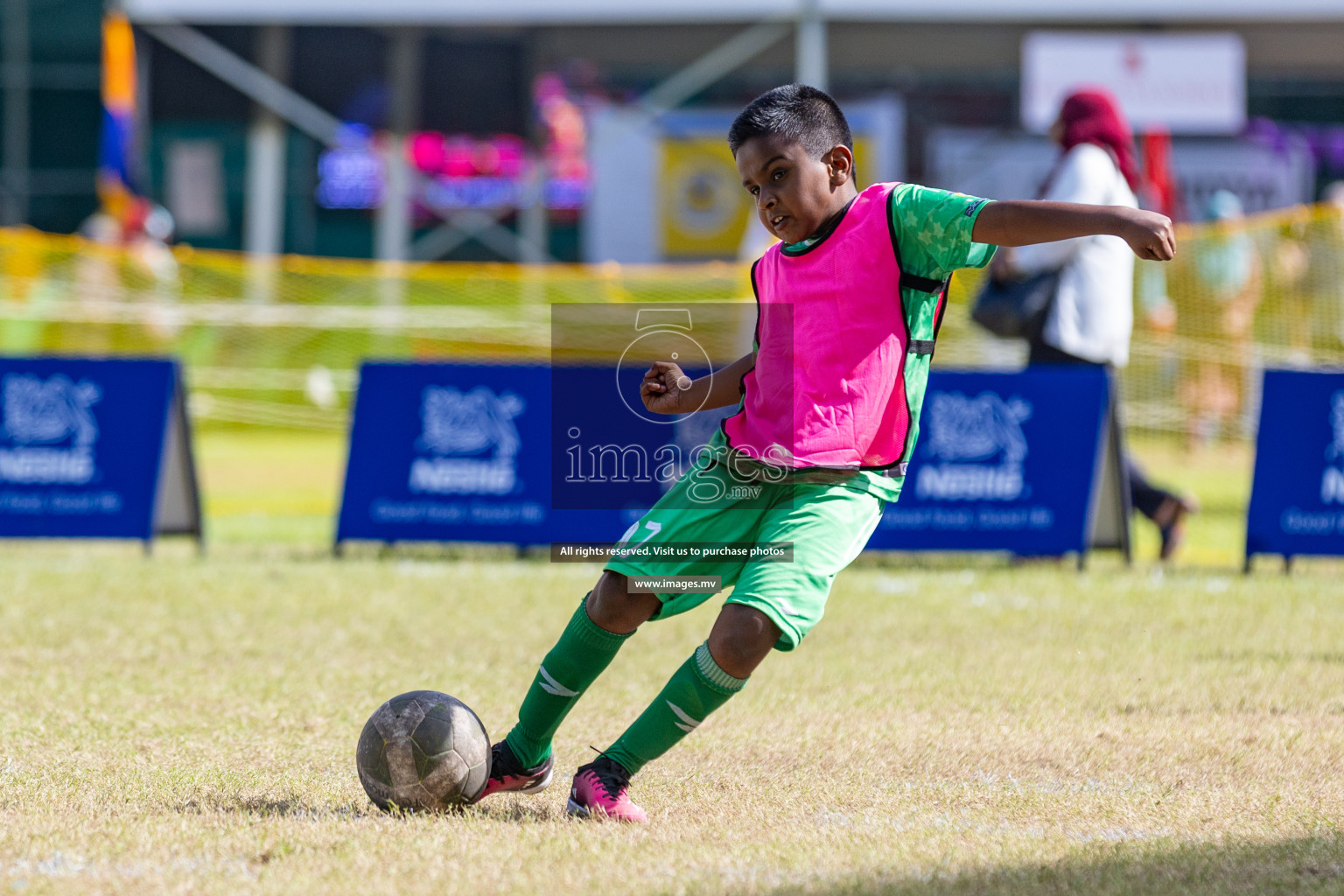 Nestle Kids Football Fiesta 2023 - Day 4
Day 4 of Nestle Kids Football Fiesta, held in Henveyru Football Stadium, Male', Maldives on Saturday, 14th October 2023 Photos: Nausham Waheed / images.mv