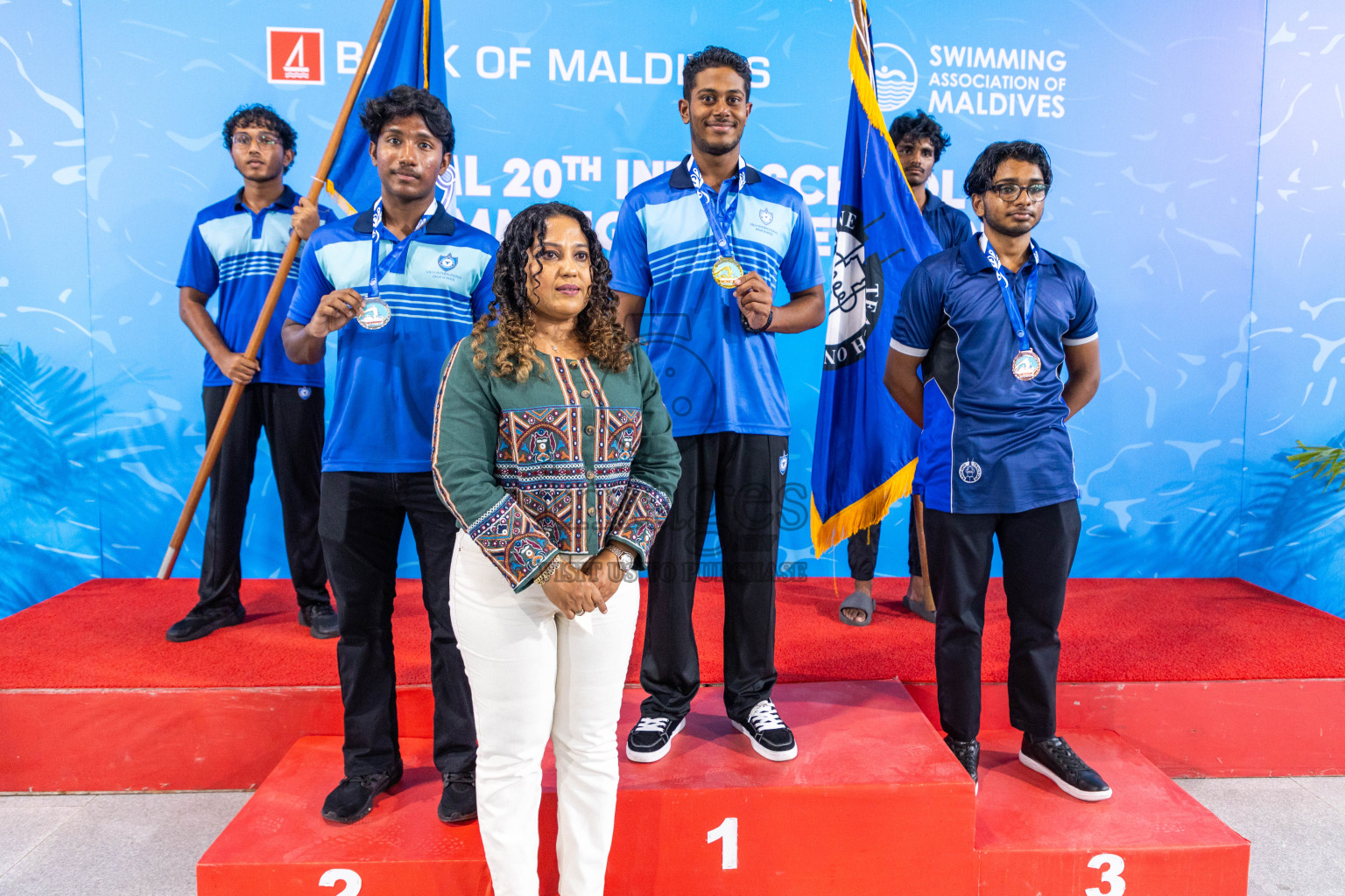 Closing ceremony of BML 20th Inter-School Swimming Competition was held in Hulhumale' Swimming Complex on Saturday, 19th October 2024. 
Photos: Ismail Thoriq