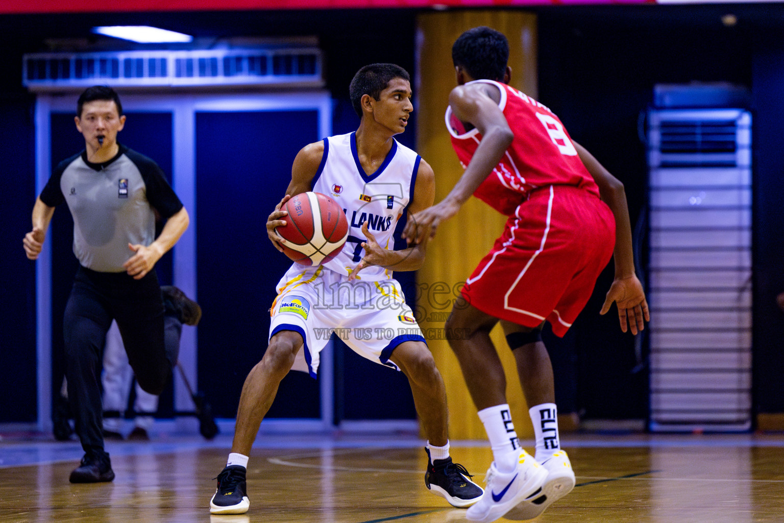 Maldives vs SriLanka in Day 1 of Under 16 Asian Cup SABA Qualifiers 2025 was held in Social Center, Male', Maldives on 12th June 2025. Photos: Nausham Waheed / images.mv