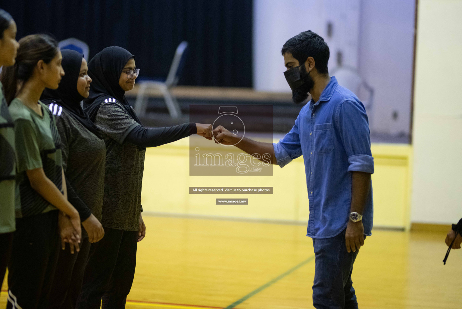 Milo National Netball Tournament 29th November 2021 at Social Center Indoor Court, Male, Maldives. Photos: Maanish/ Images Mv