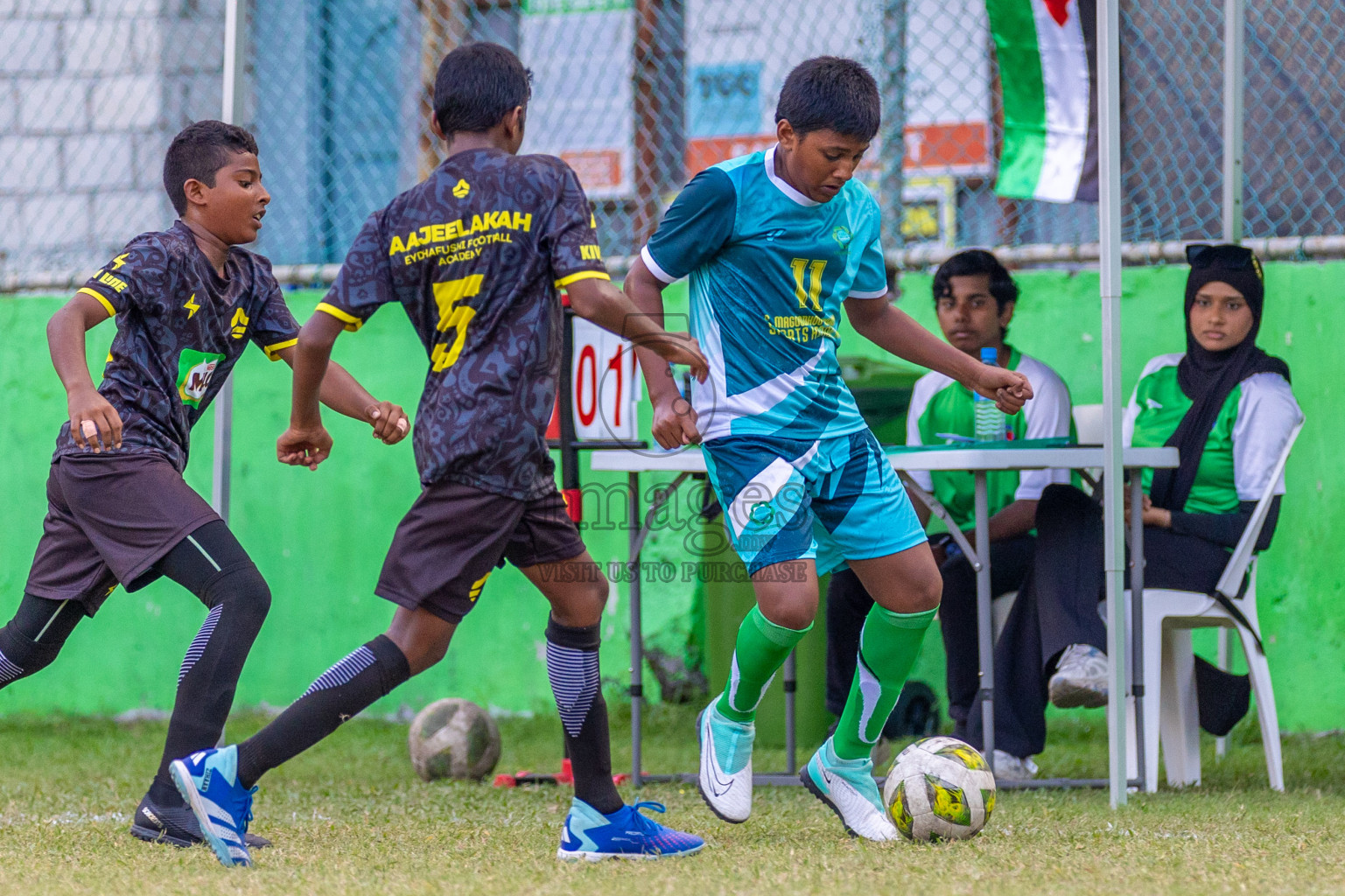 Day 2  of MILO Academy Championship 2024 - U12 was held at Henveiru Grounds in Male', Maldives on Thursday, 5th July 2024. Photos: Shuu Abdul Sattar / images.mv