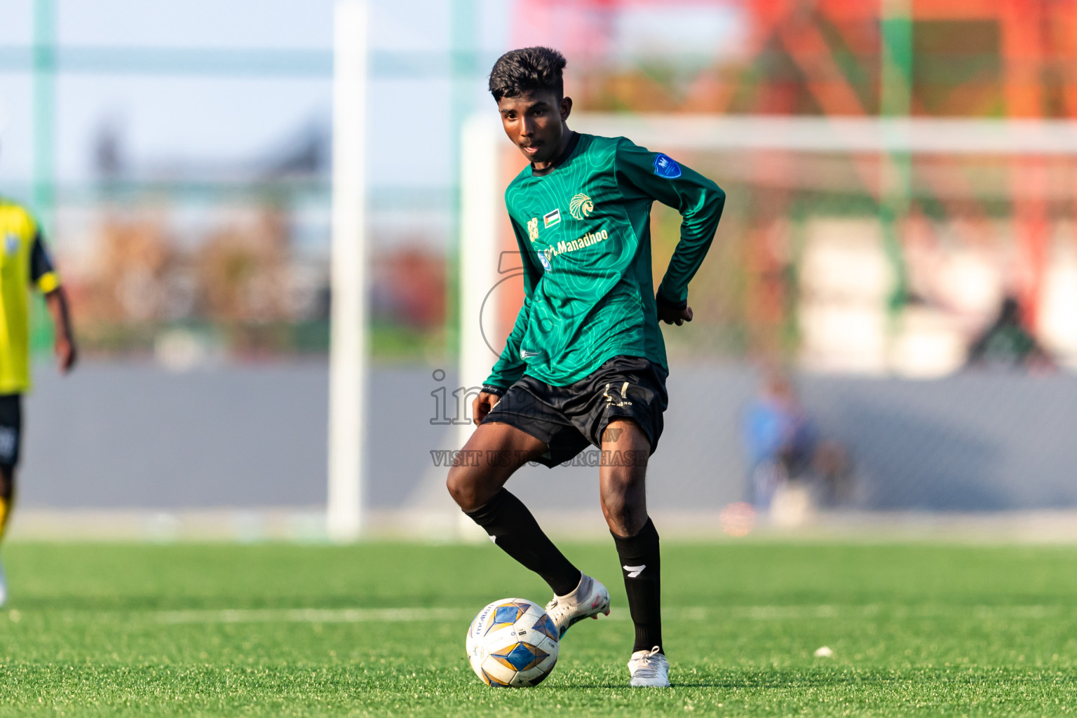 Baburu SC vs Kanmathi Juniors from Semi Final of Manadhoo Council Cup 2024 in N Manadhoo Maldives on Sunday, 25th February 2023. Photos: Nausham Waheed / images.mv