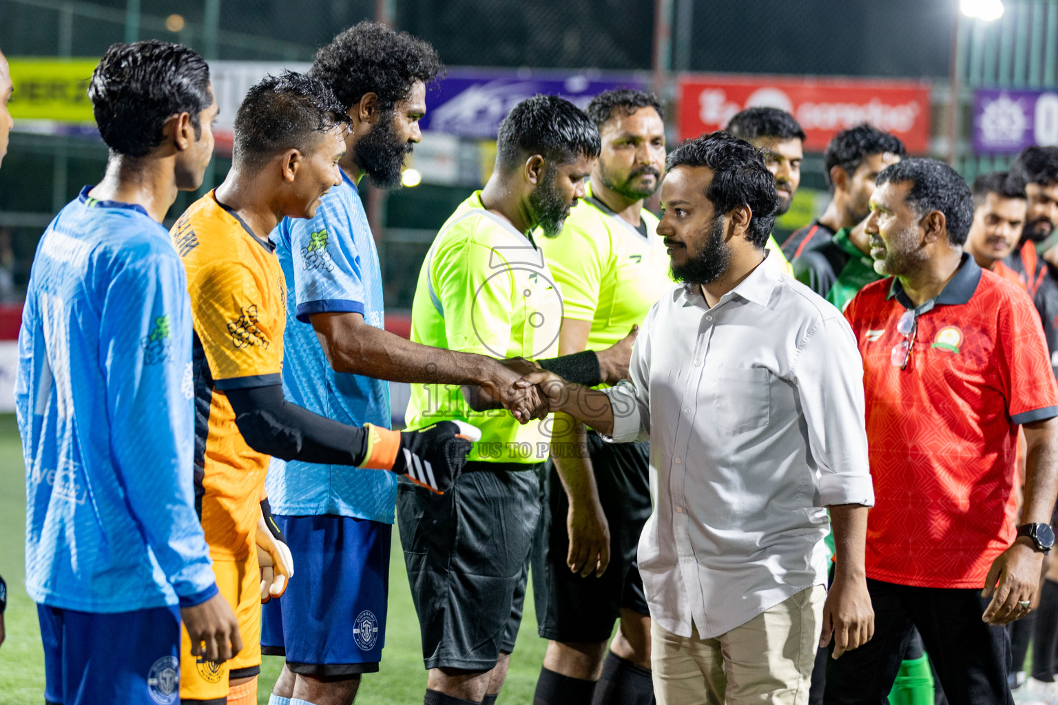 M Dhiggaru vs M Mulak in Day 12 of Golden Futsal Challenge 2025 was held on Thursday, 16th January 2025, in Hulhumale', Maldives.
Photos: Hassan Simah / images.mv