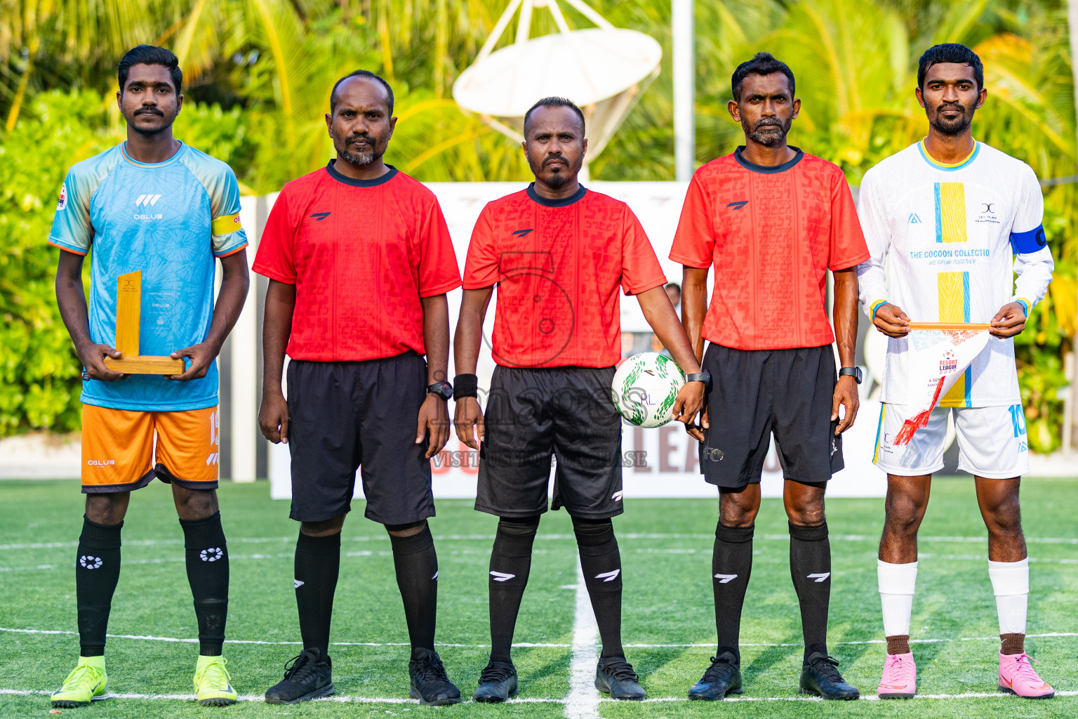 Oblu Sangli vs Joy Island in Resort League 2025 (North Male Zone) day 4 was held on Saturday, 6th September 2025 in One And Only Reethi Rah Maldives Resort, Photos: Areef Adam / images.mv