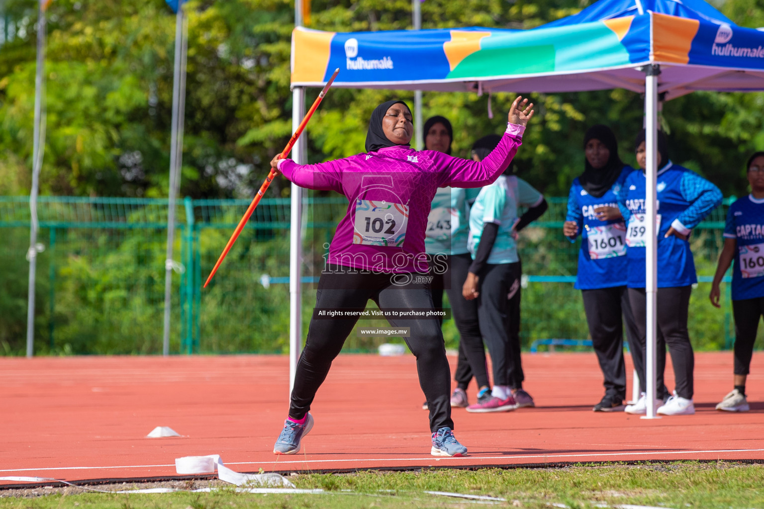 Day two of Inter School Athletics Championship 2023 was held at Hulhumale' Running Track at Hulhumale', Maldives on Sunday, 15th May 2023. Photos: Nausham Waheed / images.mv