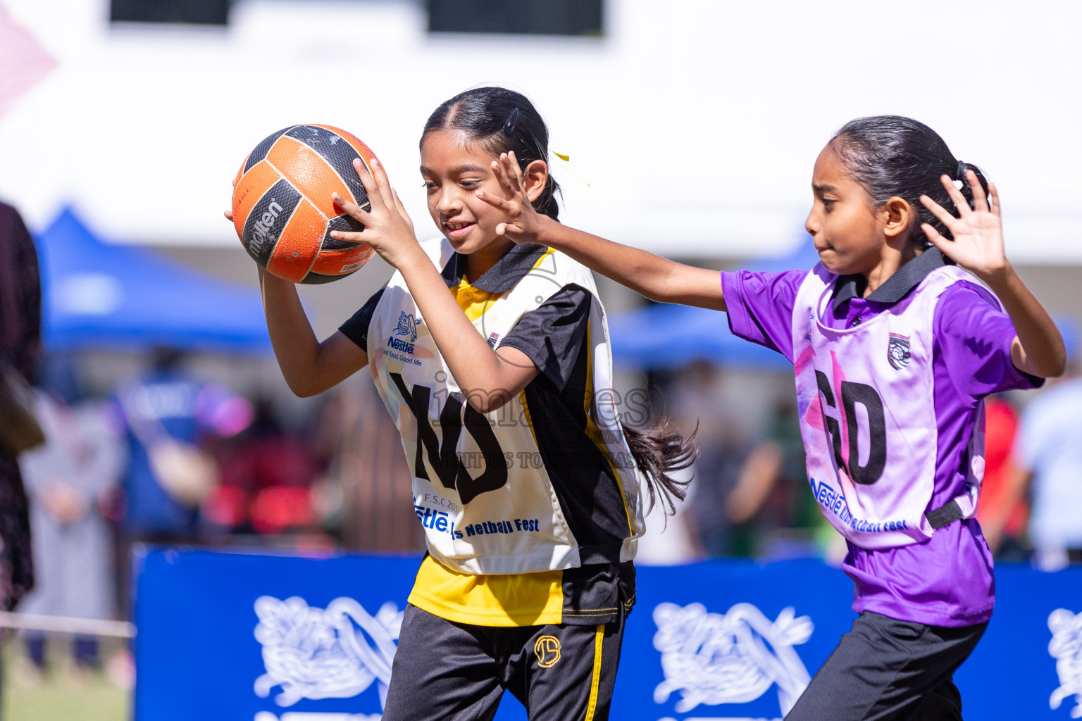 Day 3 of Nestle' Kids Netball Fiesta 2023 held in Henveyru Stadium, Male', Maldives on Saturday, 2nd December 2023. Photos by Nausham Waheed / Images.mv