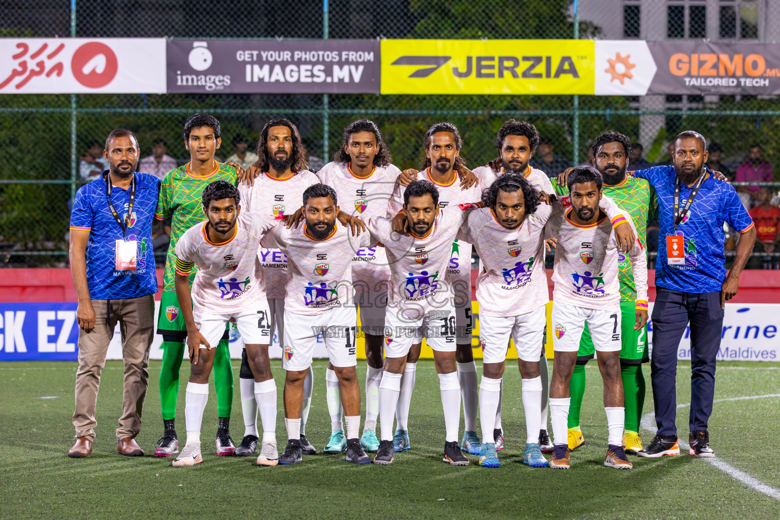 GA Maamendhoo VS GA Kondey in Day 14 of Golden Futsal Challenge 2024 was held on Sunday, 28th January 2024, in Hulhumale', Maldives
Photos: Ismail Thoriq / images.mv