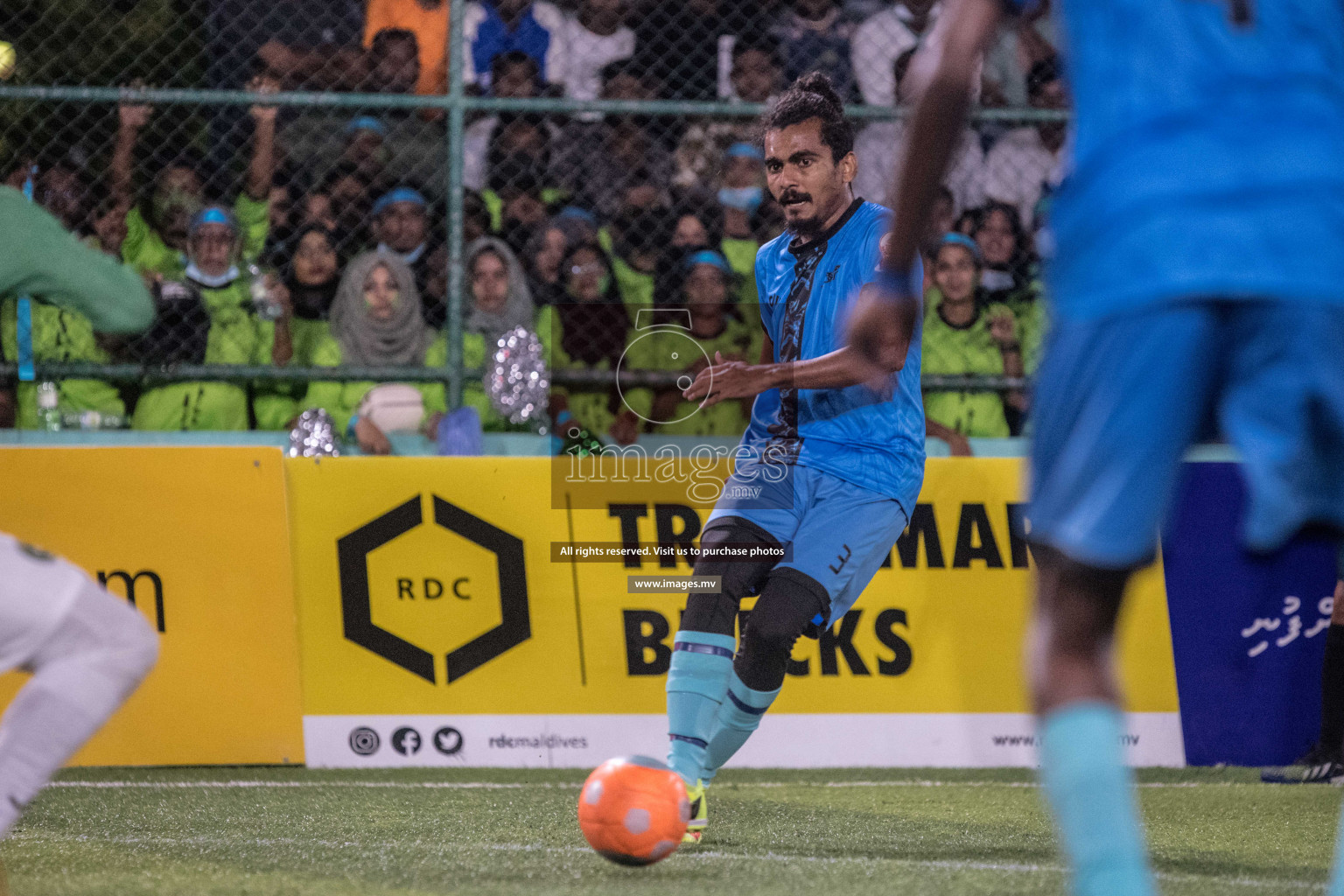 Team FSM vs Club HDC in the Quarter Finals of Club Maldives 2021 held at Hulhumale;, on 12th December 2021 Photos: Nausham Waheed