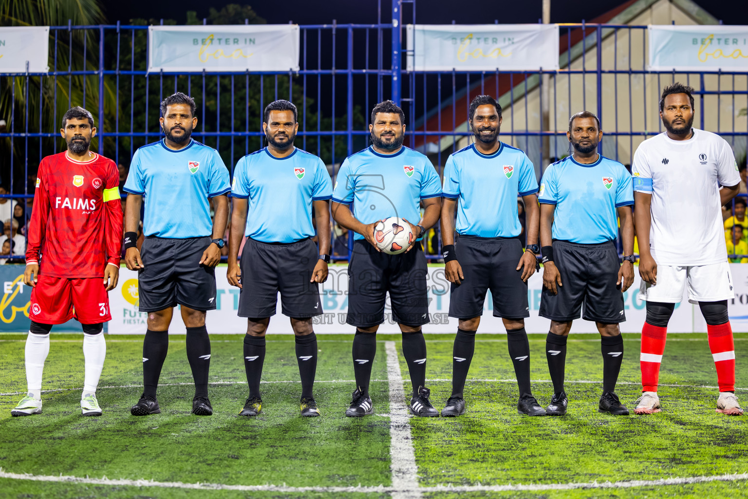 Eydhafushi vs Kihaadhoo in Day 2 of Better in Baa Futsal Fiesta 2025 Men's division held in B. Eydhafushi, Maldives on Thursday, 6th November 2025. Photos: Nausham Waheed / images.mv