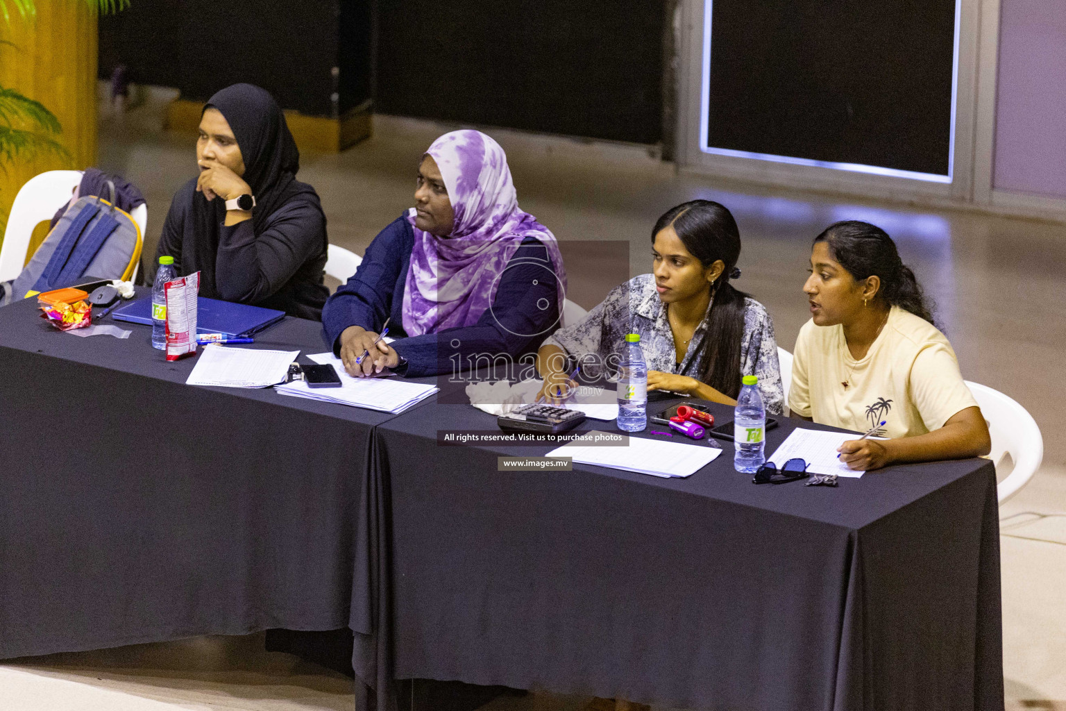 Day5 of 24th Interschool Netball Tournament 2023 was held in Social Center, Male', Maldives on 31st October 2023. Photos: Nausham Waheed / images.mv