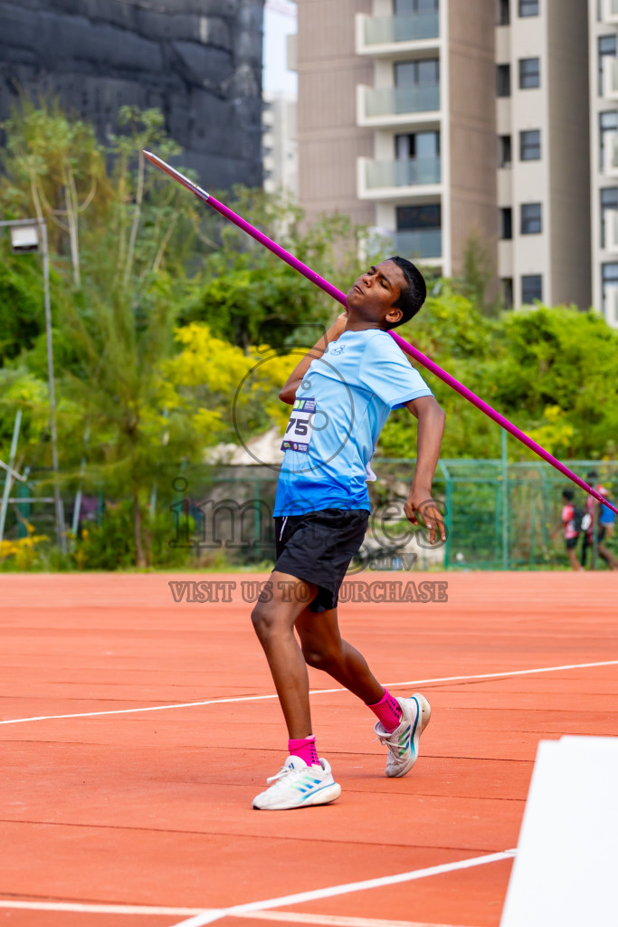 Day 5 of MWSC Interschool Athletics Championships 2024 held in Hulhumale Running Track, Hulhumale, Maldives on Wednesday, 13th November 2024. Photos by: Nausham Waheed / Images.mv