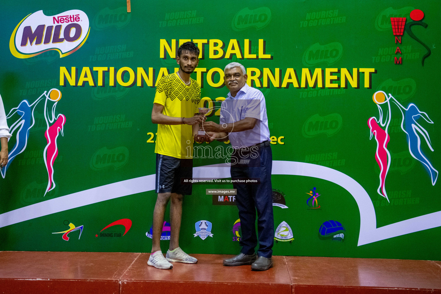 Kulhudhuffushi Youth & R.C vs Club Matrix in the Finals of Milo National Netball Tournament 2021 held on 4th December 2021 in Male', Maldives Photos: Ismail Thoriq, Maanish / images.mv