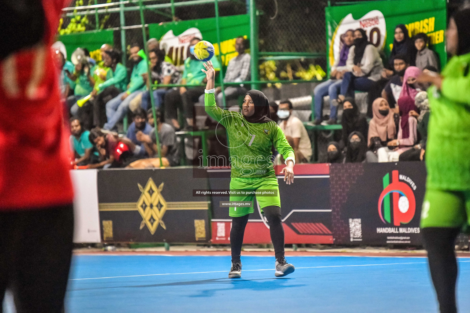 Day 13 of Milo 6th Inter Office Handball Tournament 2022 - Photos by  Nausham Waheed