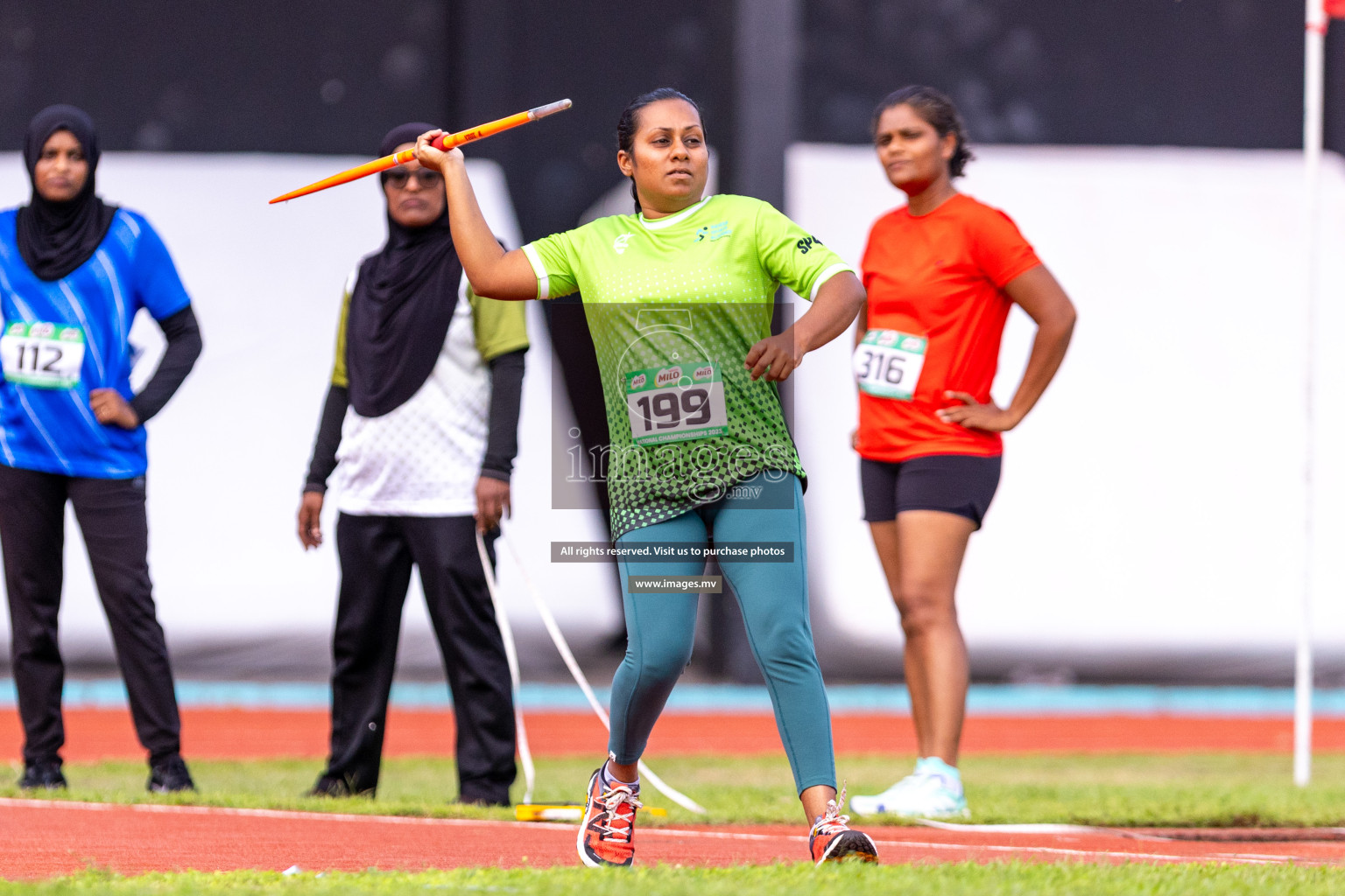 Day 2 of National Athletics Championship 2023 was held in Ekuveni Track at Male', Maldives on Friday, 24th November 2023. Photos: Nausham Waheed / images.mv