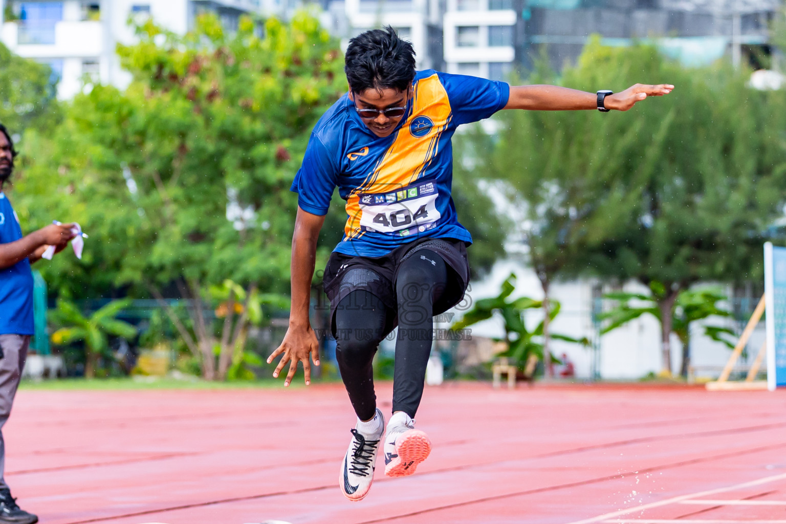 Day 3 of MWSC Interschool Athletics Championships 2024 held in Hulhumale Running Track, Hulhumale, Maldives on Monday, 11th November 2024. Photos by:  Nausham Waheed / Images.mv