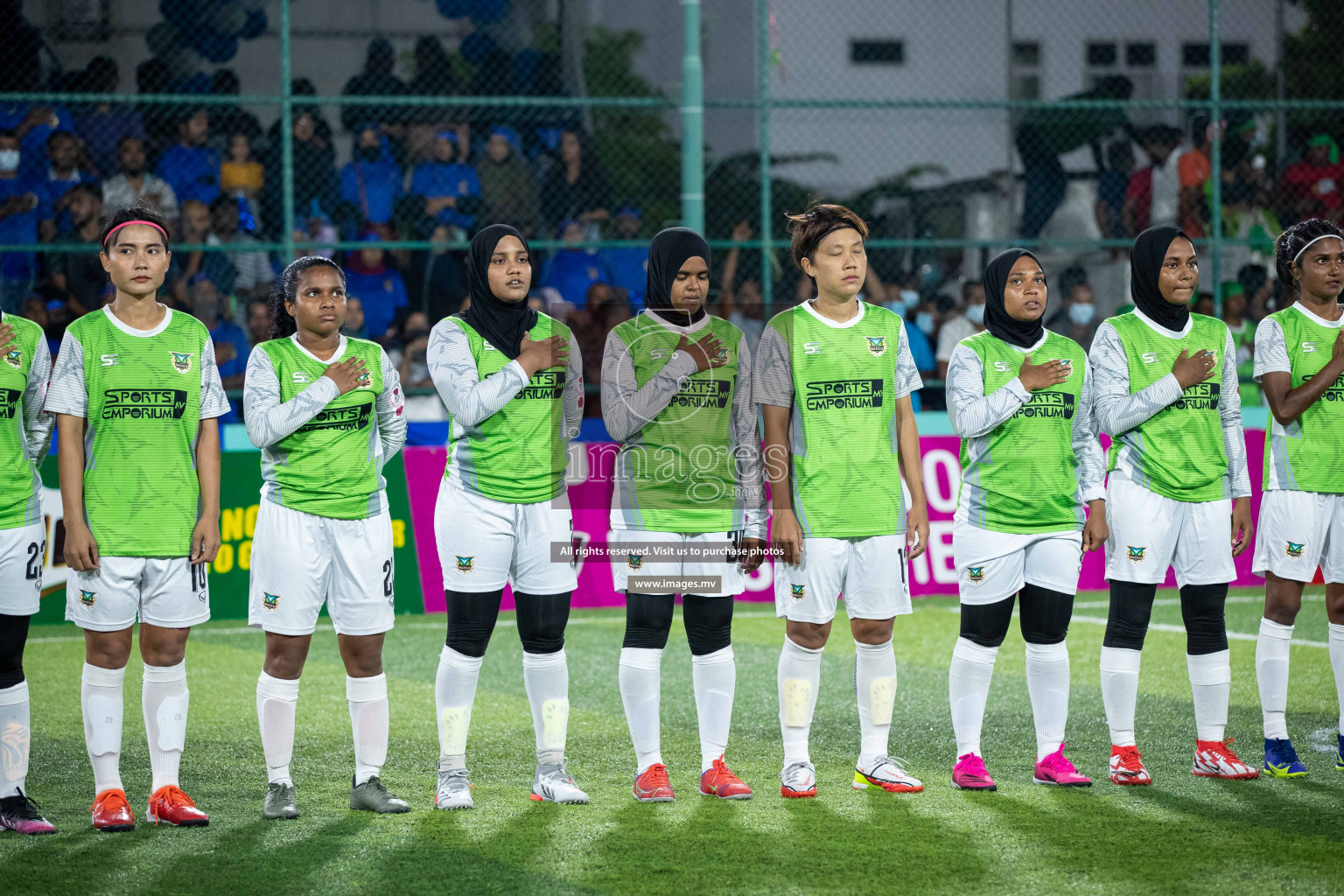 orts Limited vs WAMCO - in the Finals 18/30 Women's Futsal Fiesta 2021 held in Hulhumale, Maldives on 18 December 2021. Photos by Shuu Abdul Sattar