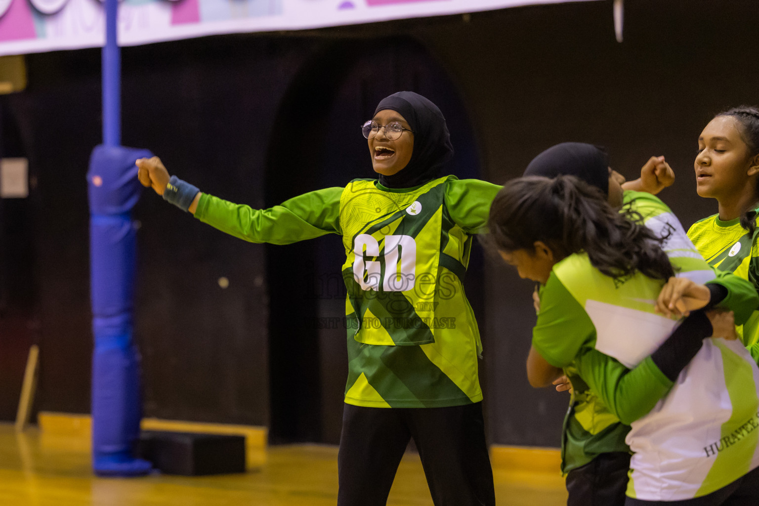 Day 14 of 25th Inter-School Netball Tournament was held in Social Center at Male', Maldives on Sunday, 25th August 2024. Photos: Hasni / images.mv