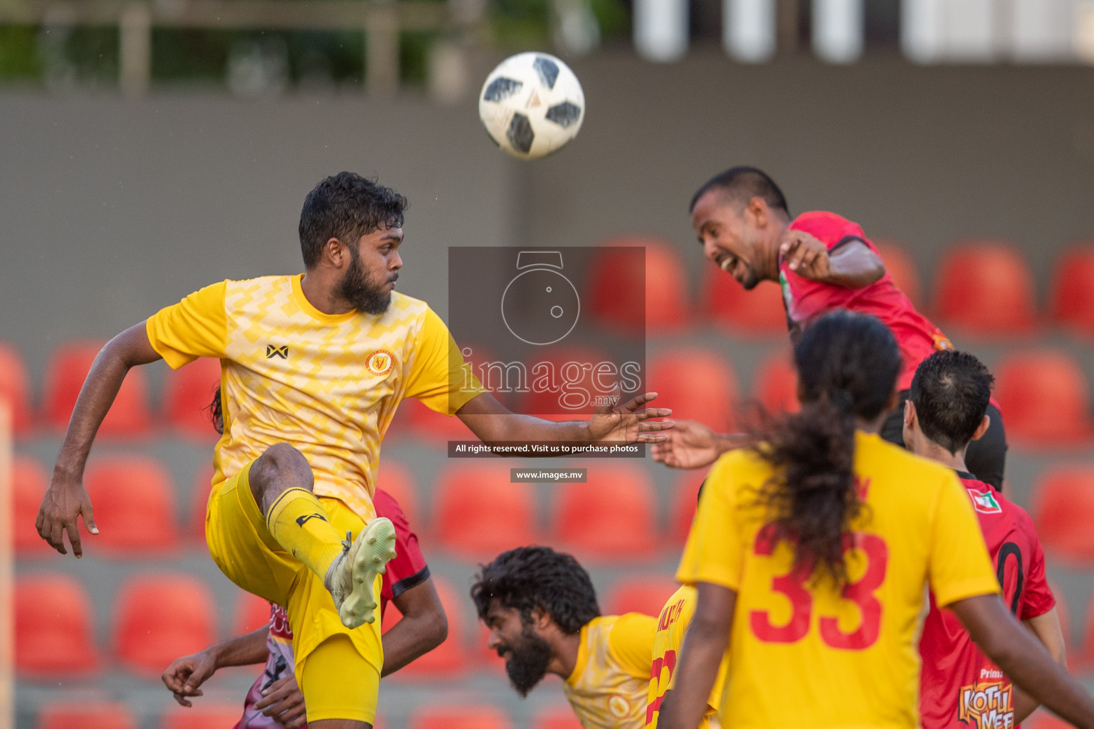 Foakaidhoo FC vs Victory SC in Dhiraagu Dhivehi Premier League 2019 held in Male', Maldives on 5th July 2019 Photos: Suadh Abdul Sattar/images.mv