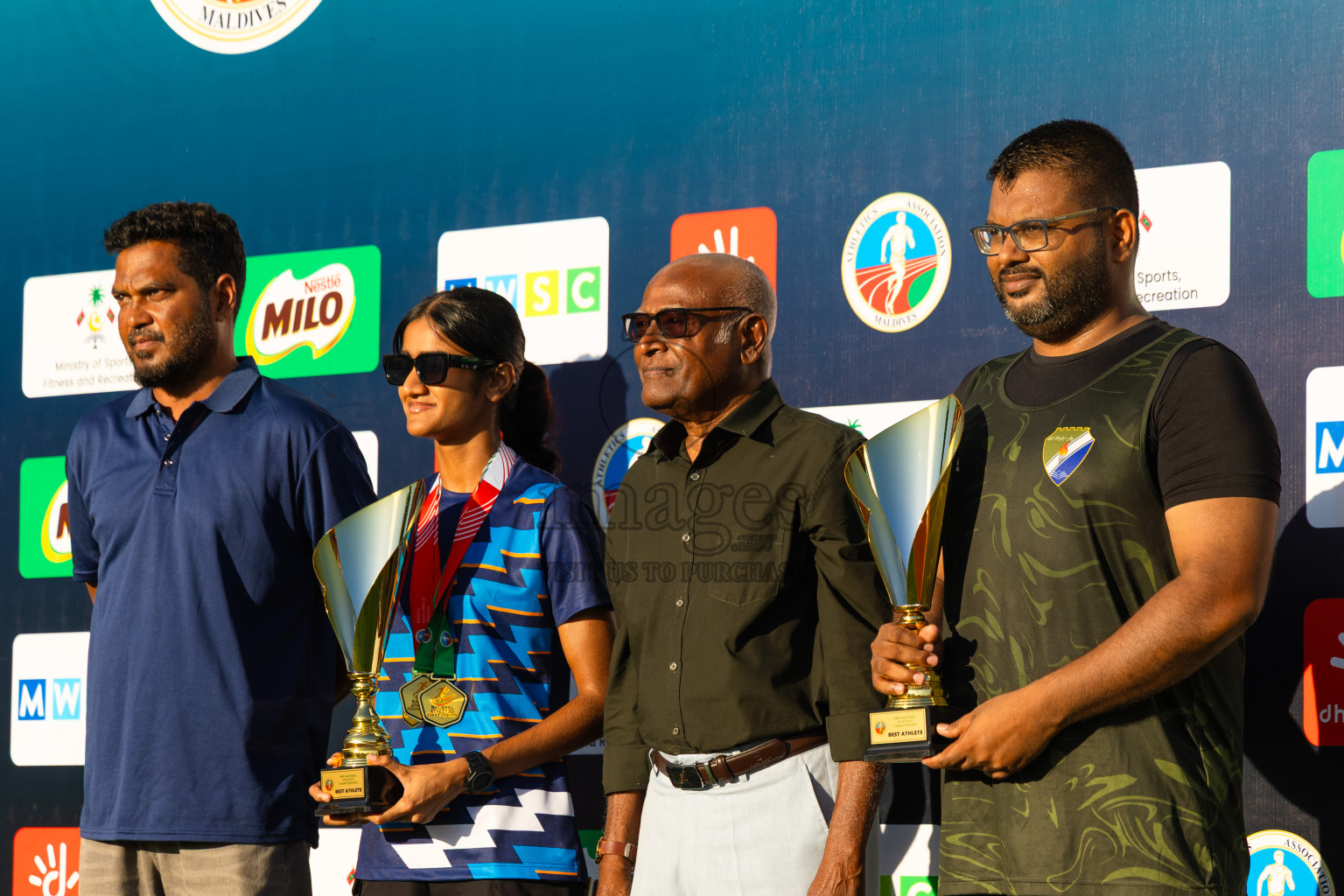 Day 3 of National Athletics Championship 2025 was held at Ekuveni Running Ground in Male', Maldives on Saturday, 16th August 2025. Photos: Hasni / images.mv