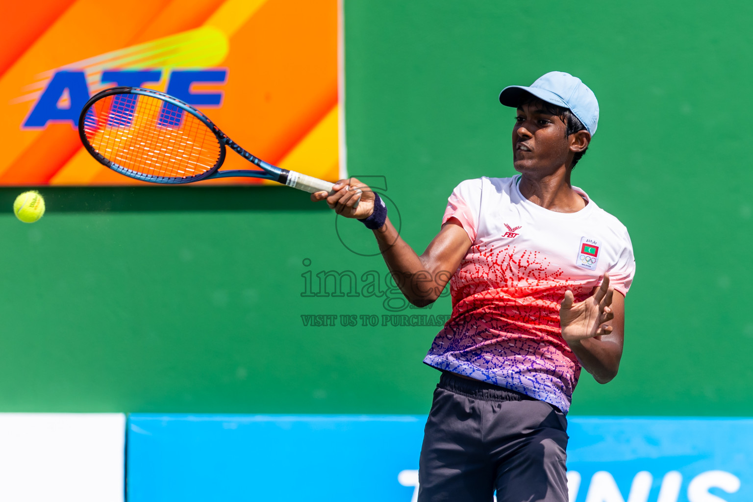 Day 8 of ATF Maldives Junior Open Tennis was held in Male' Tennis Court, Male', Maldives on Thursday, 19th December 2024. Photos: Nausham Waheed/ images.mv