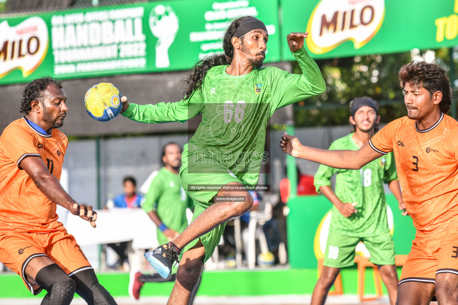 Day 6 of Milo 6th Inter Office Handball Tournament 2022 - Photos by Nausham Waheed